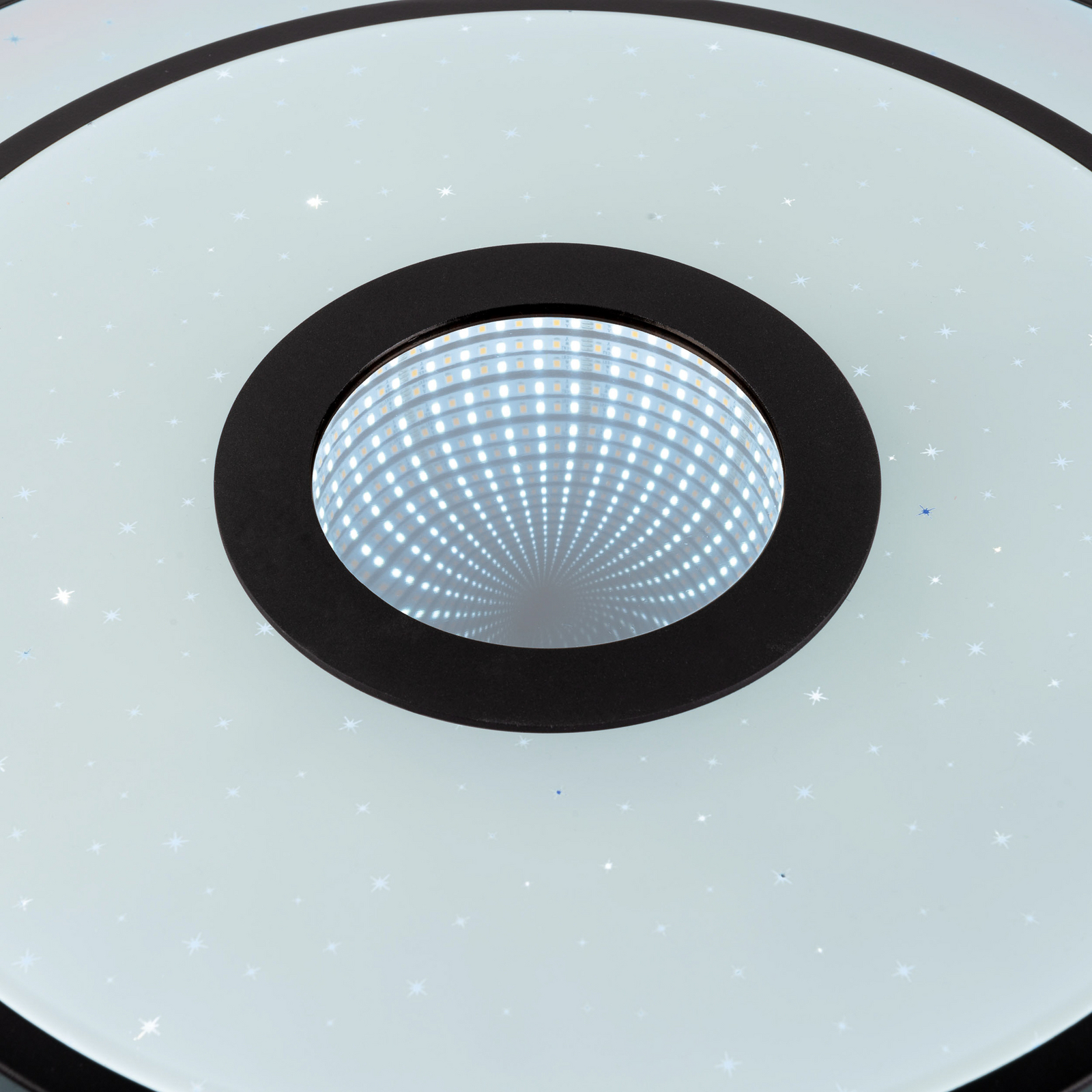 Genua LED ceiling lamp, black, iron, CCT, remote control Genua LED ceiling lamp, black, iron, CCT, remote control