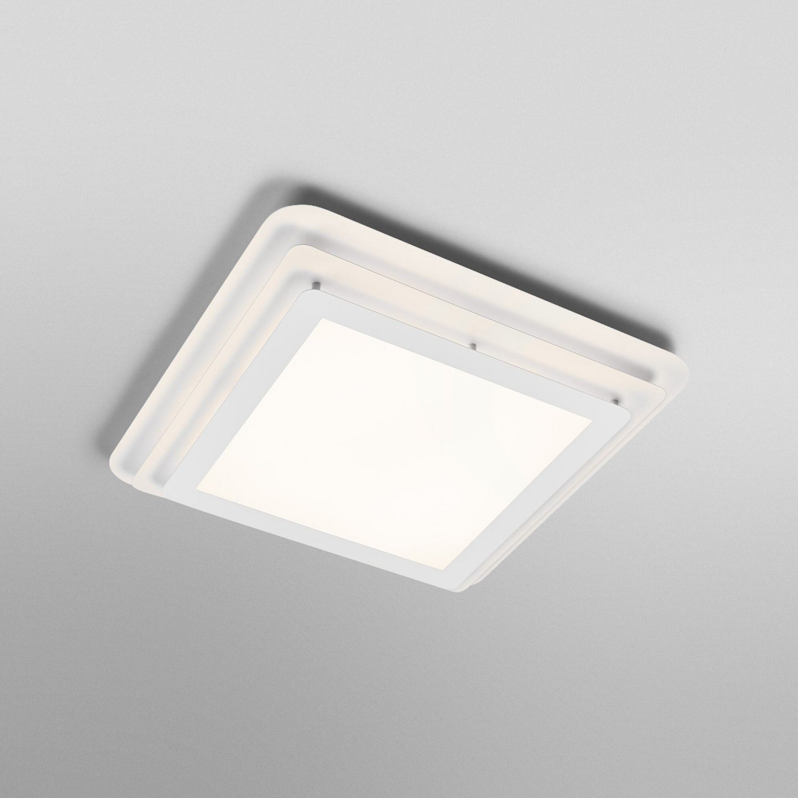 Lampa sufitowa LED OSRAM ORBIS SPIRAL LAYER, biała, 45 x 45 cm