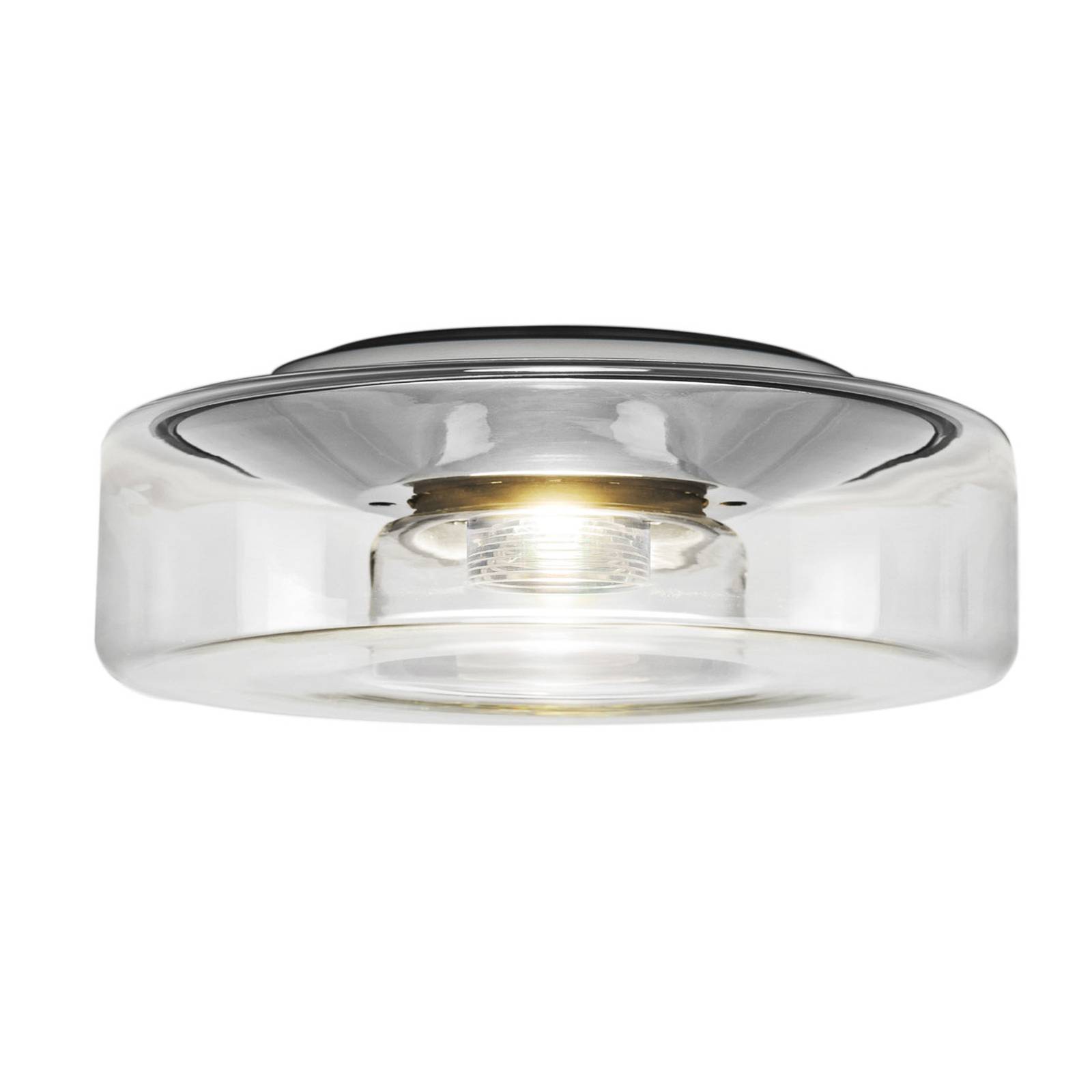 serien.lighting Curling L plafond 927 verre clair