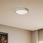 Jaris ceiling light, domed glass, Ø 26 cm, chrome