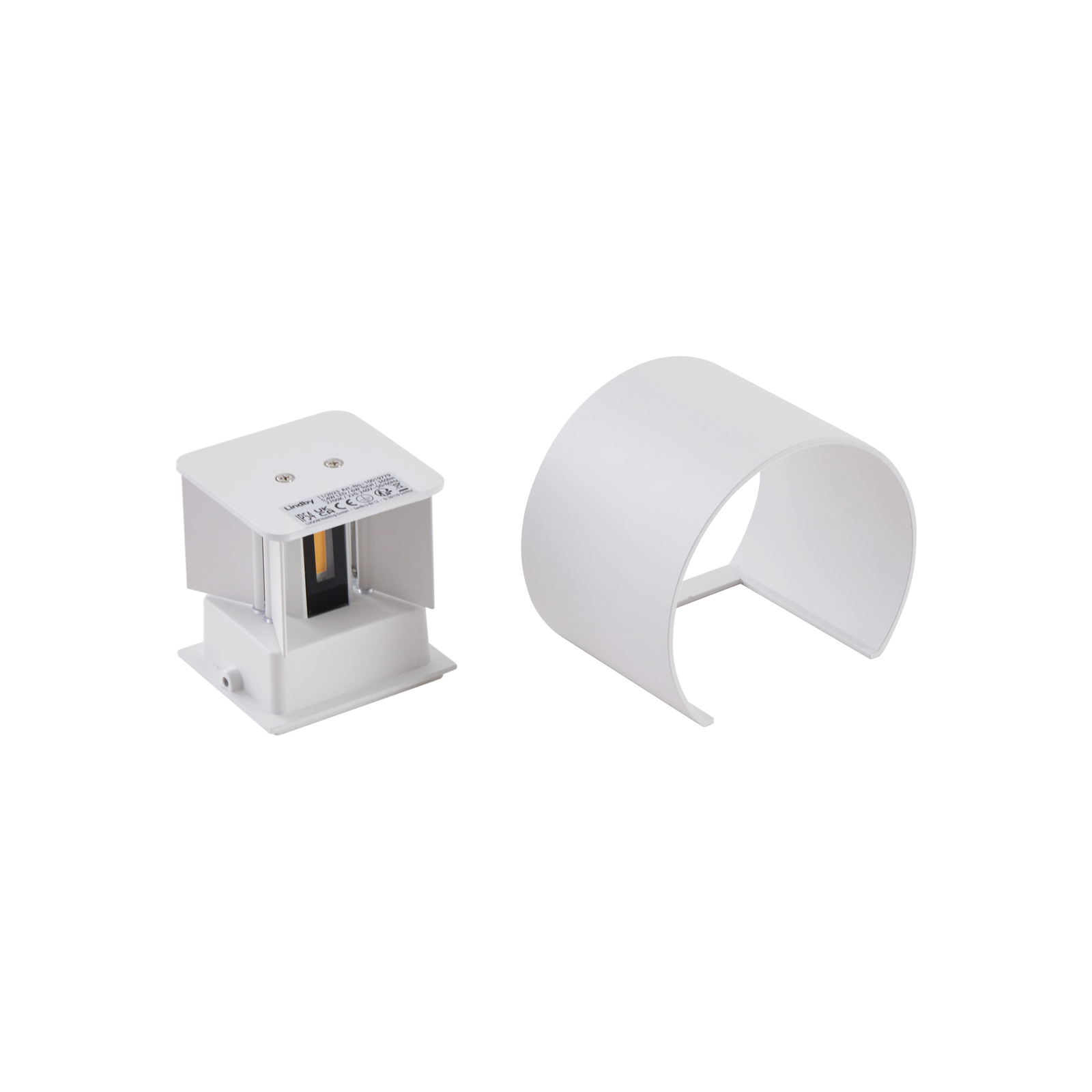 Nivar Round LED Applique da Esterno White - Lindby