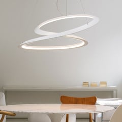 Lampa wisząca Nemo Kepler 2,700K Down Ø110cm biała