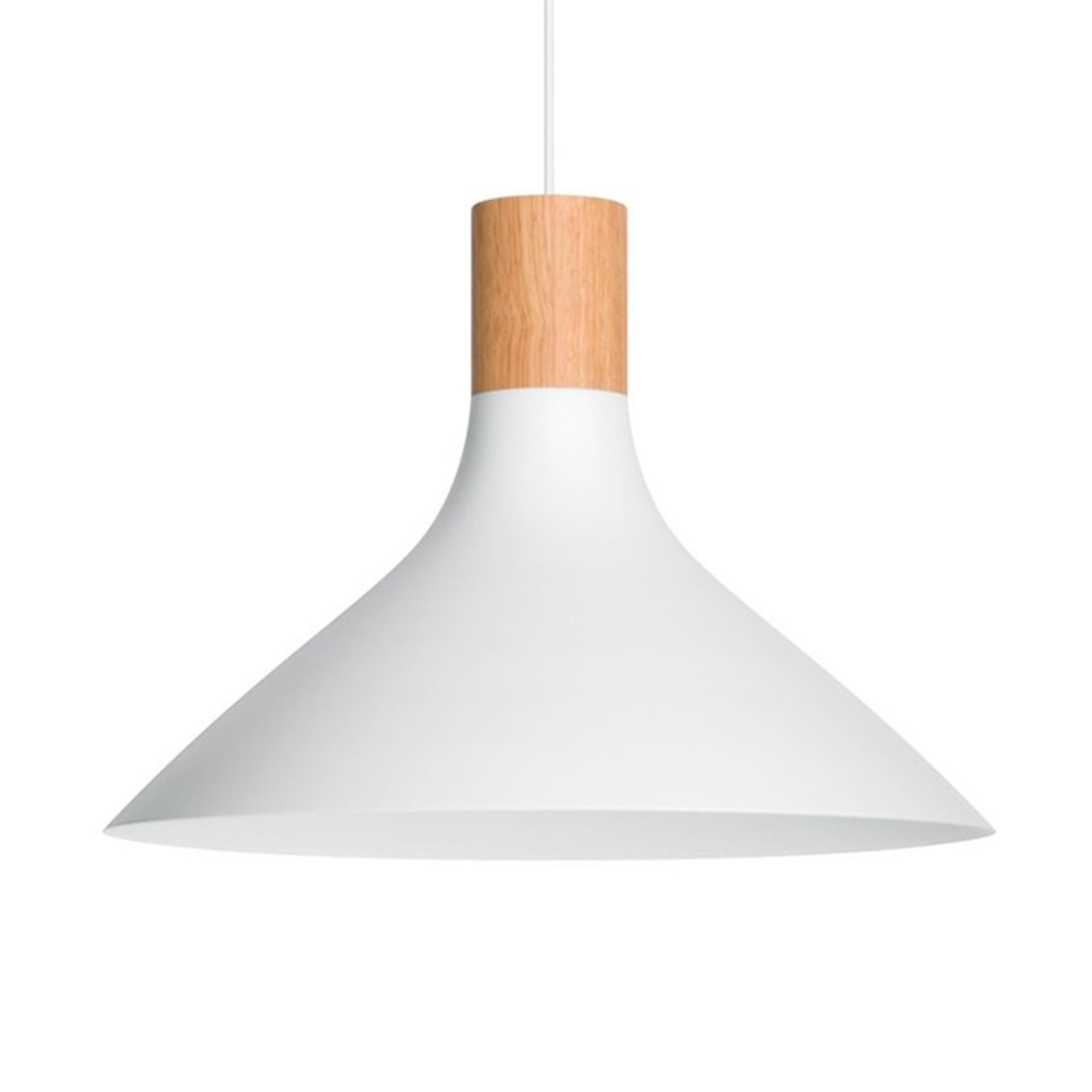 PHILIPS Tunnel - modern pendant light with wooden detail, for Living / Dining Room, metal, wood, E27, 60 W, energy efficiency: A++