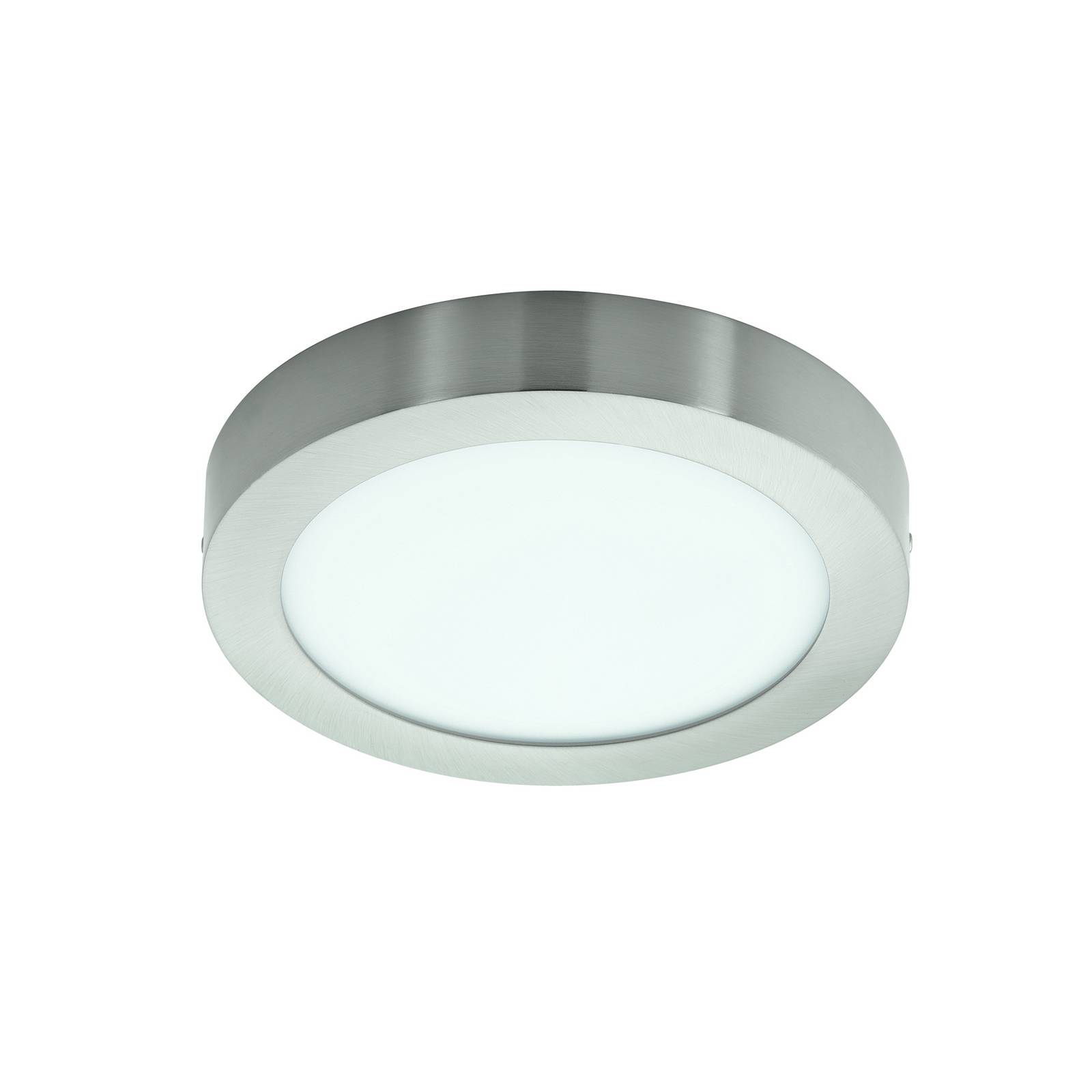 Eglo - 96677 Smart Light led Aufbauleuchte fueva-c Ø225cm rund 2700-6500K dimmbar in nickel-matt mit Connect Funktion