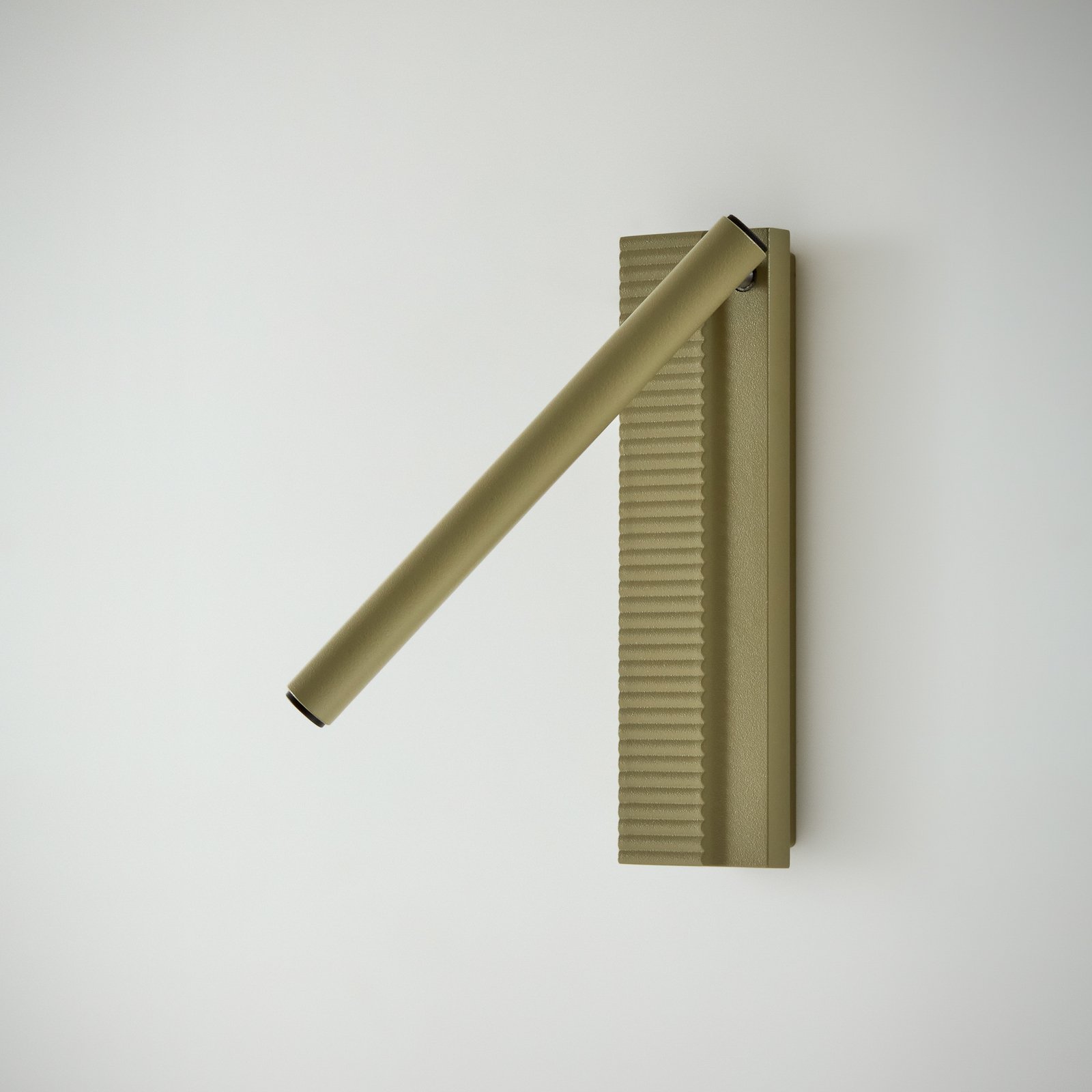 Bover LED-vägglampa Arid A/03 olivgrön, aluminium, 2 700 K