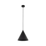 "Cono" pakabinamas šviestuvas, viena lemputė, Ø 25 cm, juodas