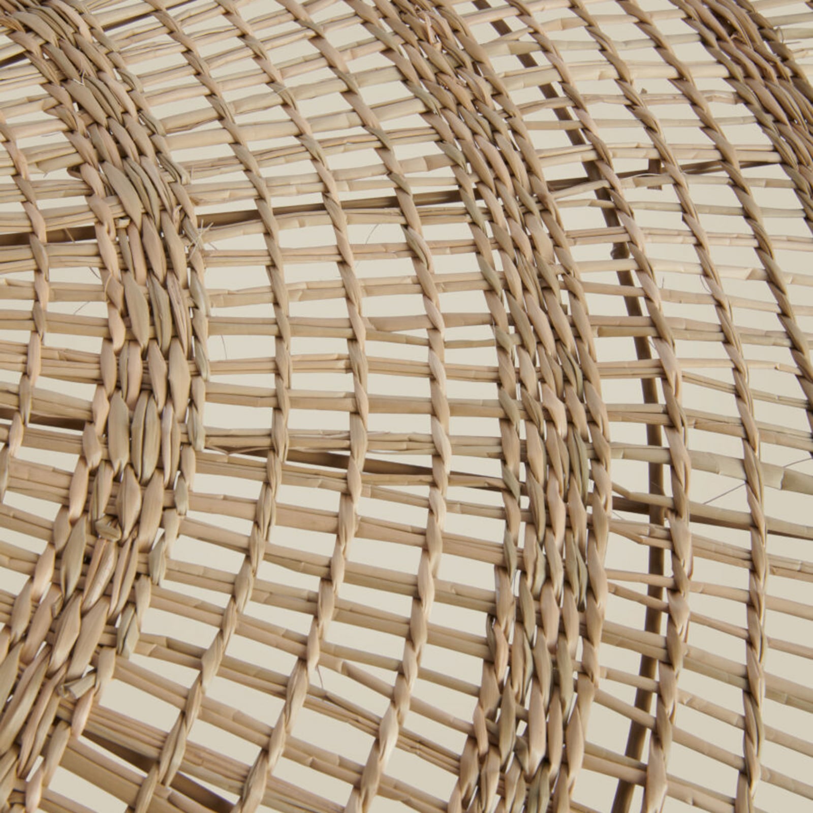 GOOD & MOJO Hängelampe Santorini, Ø75cm, natur, Seegras, E27