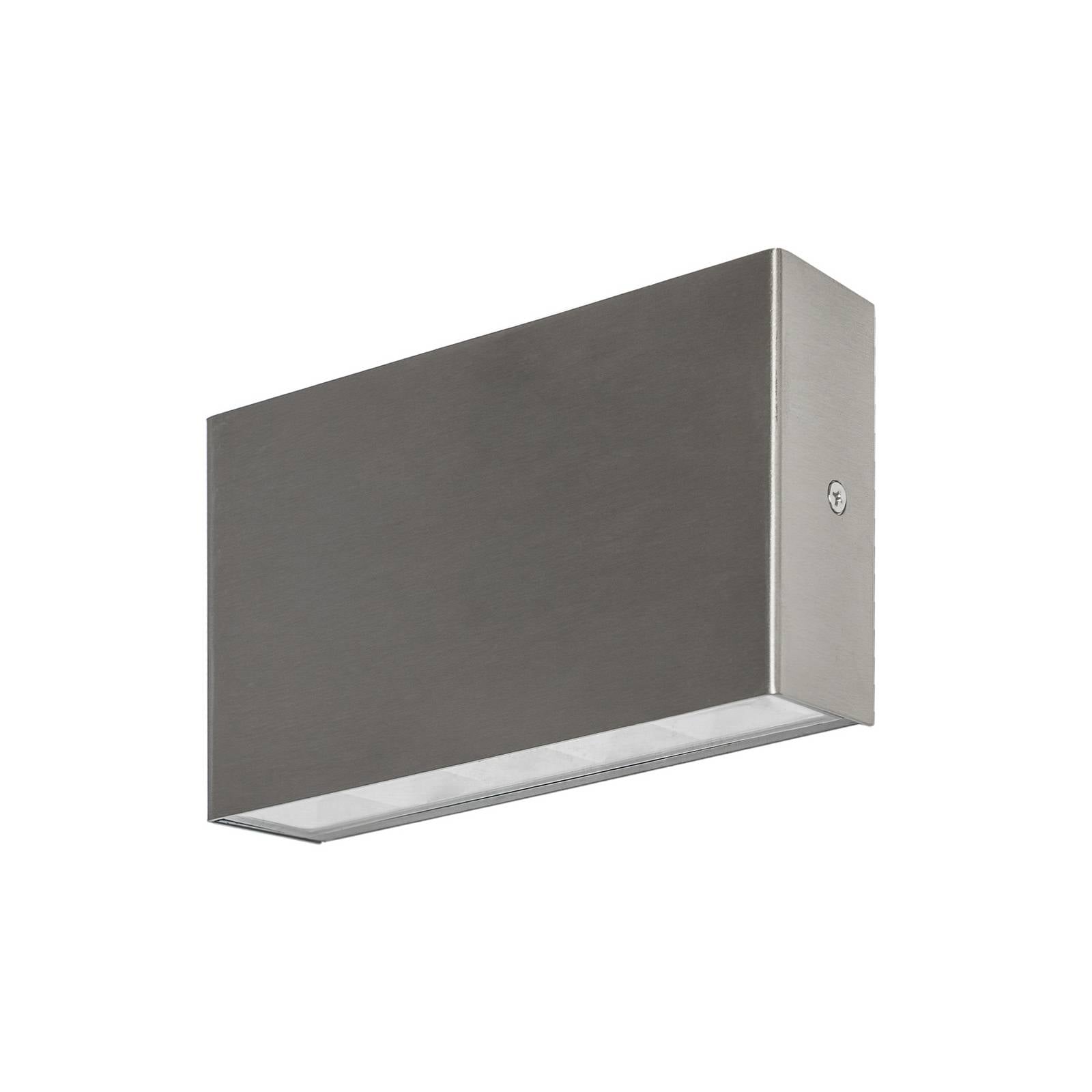 Arcchio LED-Außenwandlampe Karline, 1060 lm, Edelstahl, IP65