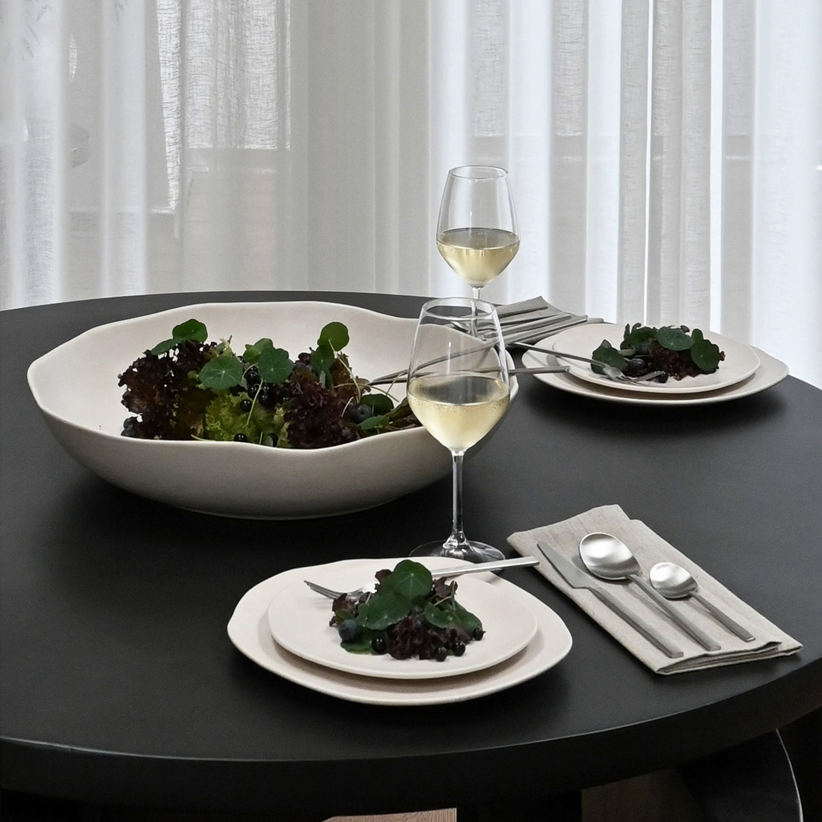 Miska Native, wysokość 10 cm, kamień, biała – 101 Copenhagen