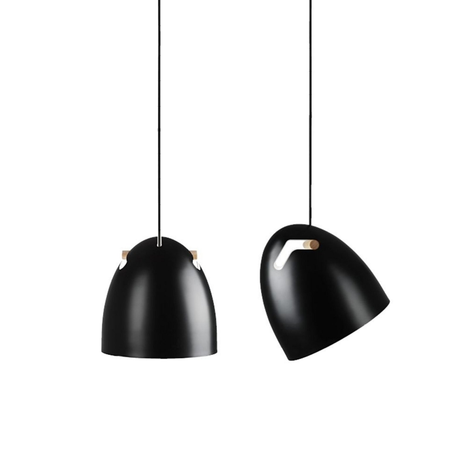 Bell+ 20 P1 Lustră Pendul Oak/Black - Darø