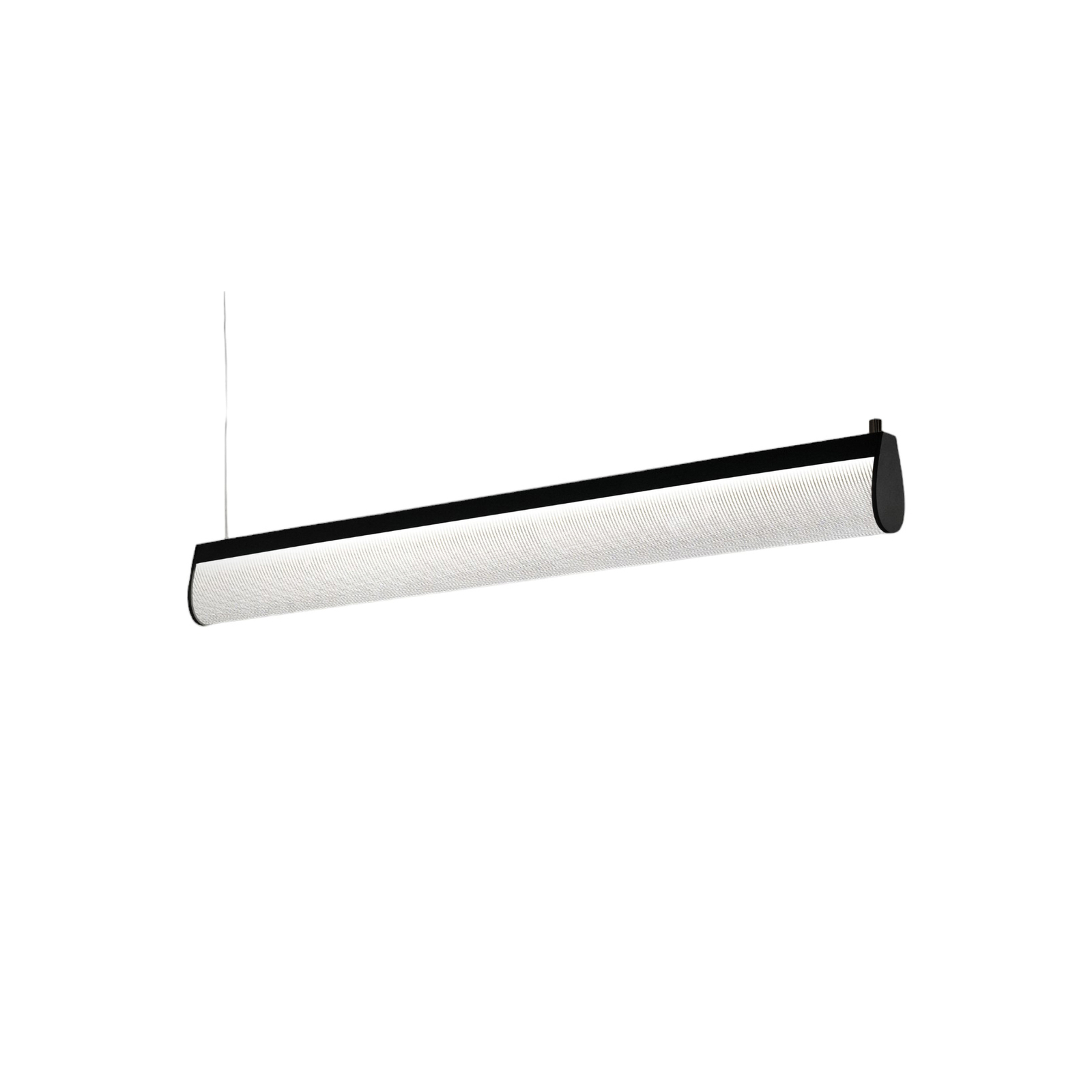 Slamp Modula LED hanglamp, kristal, zwart