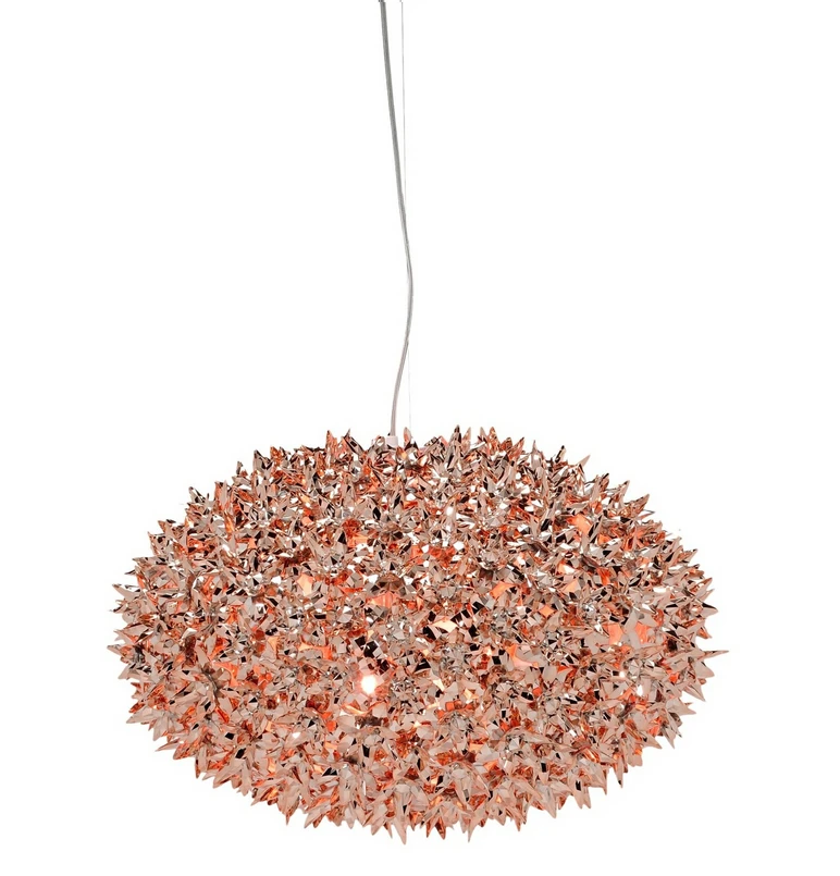 Kartell - Bloom Pendelleuchte S1 Bronze