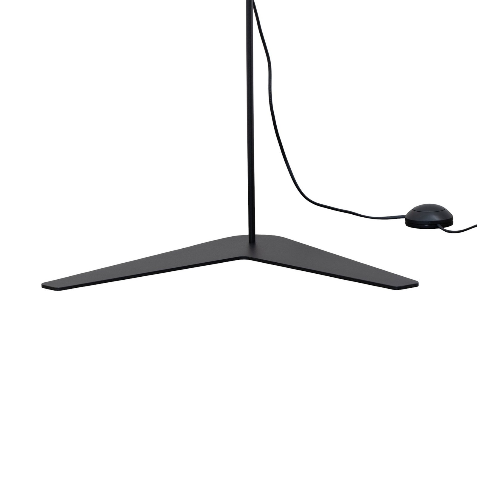 Lampadaire Eye Super avec tête orientable, noir