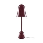Blåklockan table lamp, burgundy, height 56 cm - Globen Lighting