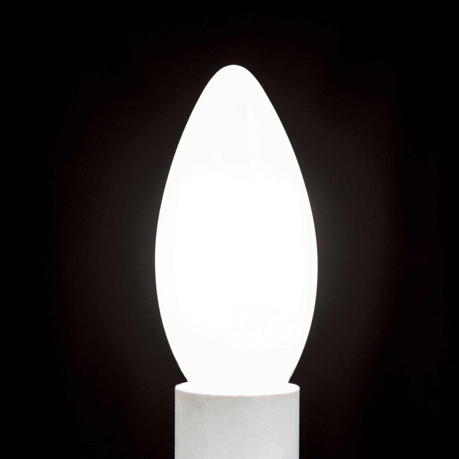 Żarówka świeca LED E14 4,5W 827 matowa wewnątrz