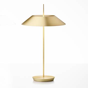 Vibia Mayfair lampa stołowa LED, złoty matowy