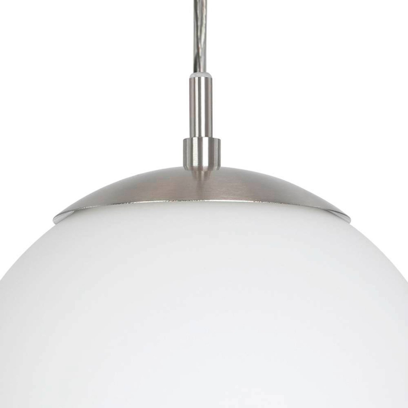 EGLO Rondo-riippuvalo, 3 lamppua nikkeli/valkoinen