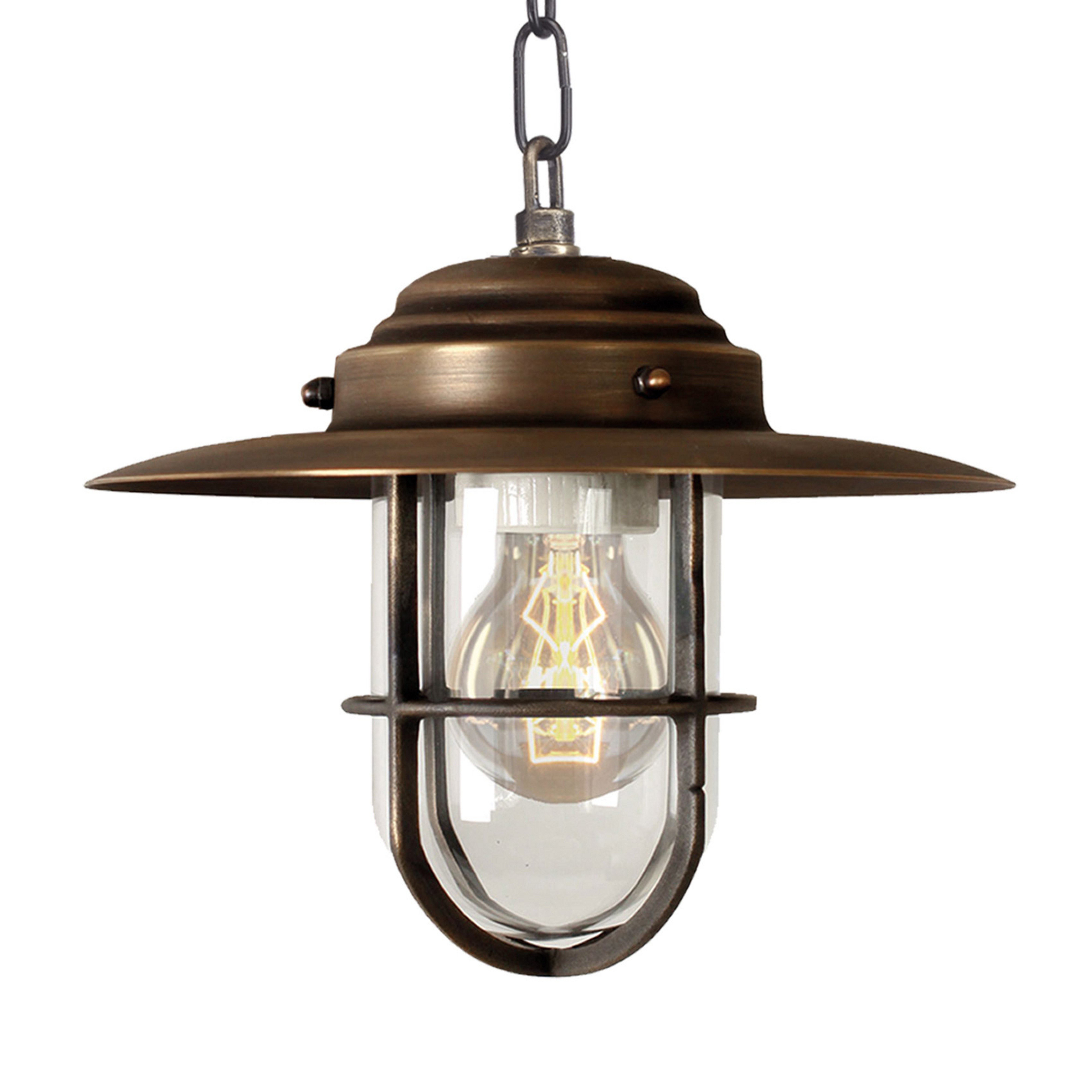 Εξωτερικό κρεμαστό φωτιστικό Labenne σε εμφάνιση φαναριού