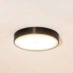 Timur LED ceiling light, anthracite, steel, Ø 34 cm
