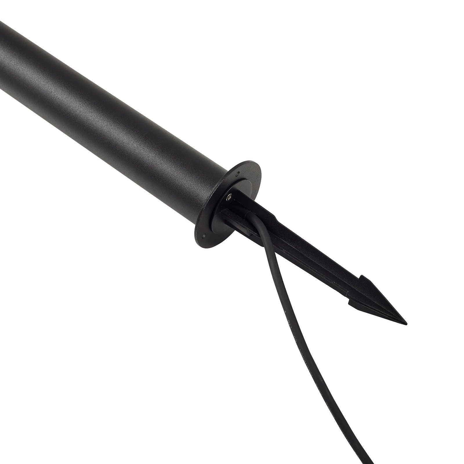 Luzian LED Tuinlamp H120 w/Speer Zwart - Lindby