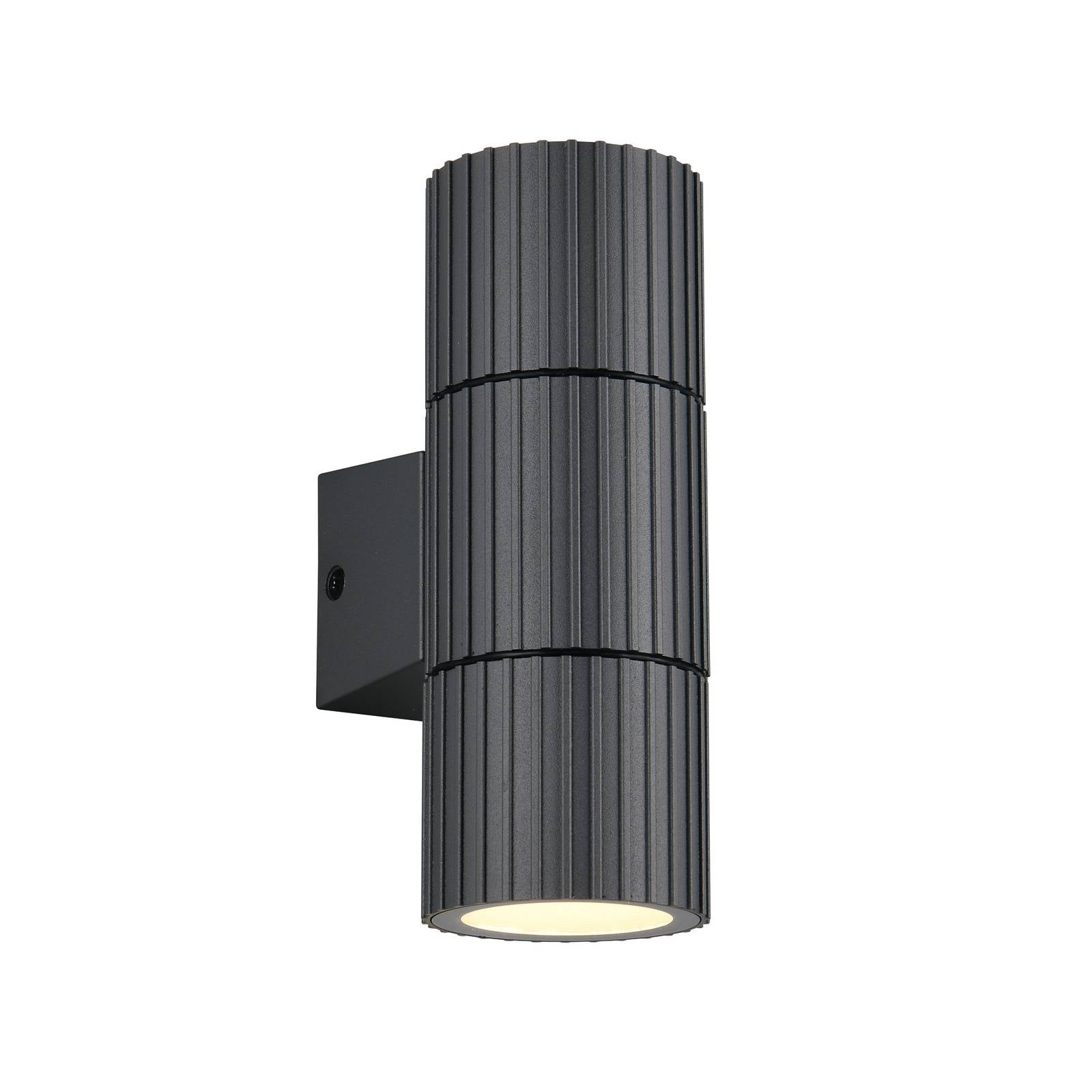 Außenwandlampe Parana, anthrazit, Höhe 16 cm, Metall, 2-flg.