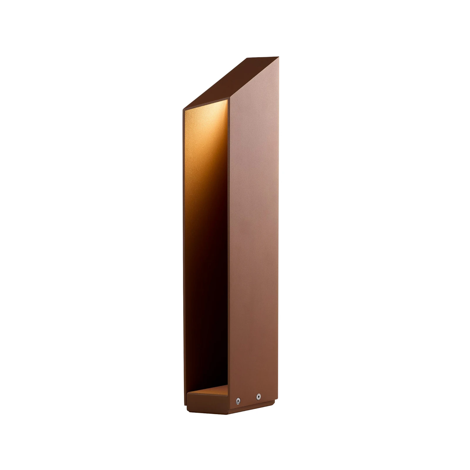 Lámpara sobremuro LED MARSET Domus Altura 55 cm Aluminio color óxido
