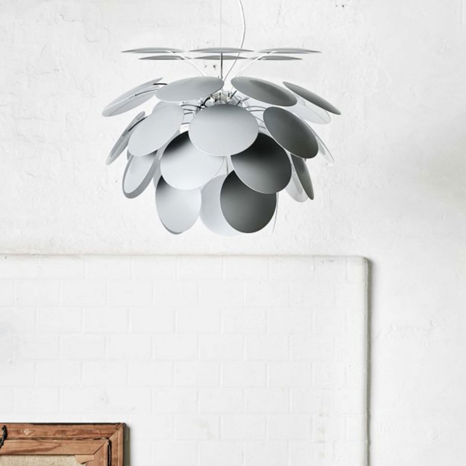 Discoco Taklampa &Oslash;132 Mat Gr&aring; MARSET - Plast
