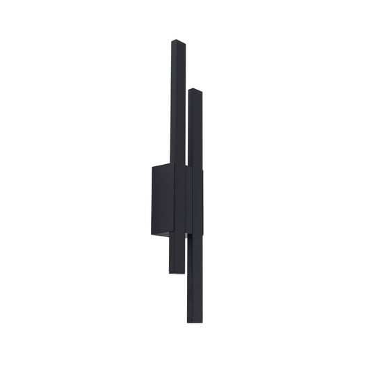 Sakari LED outdoor wall lamp, black, aluminium, height 59 cm - Lindby
