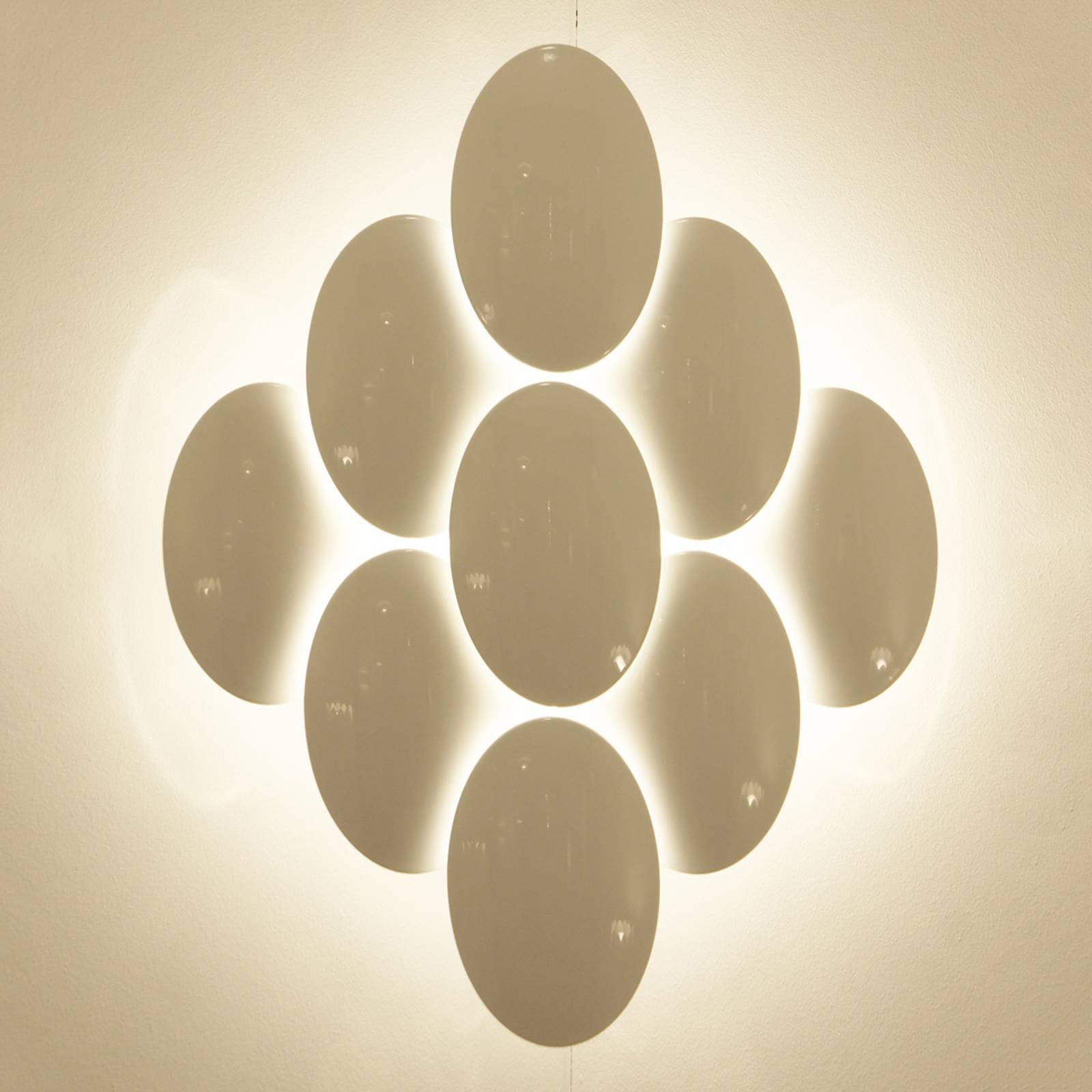 Milan Obolo - applique LED dimmable - 8 lampes