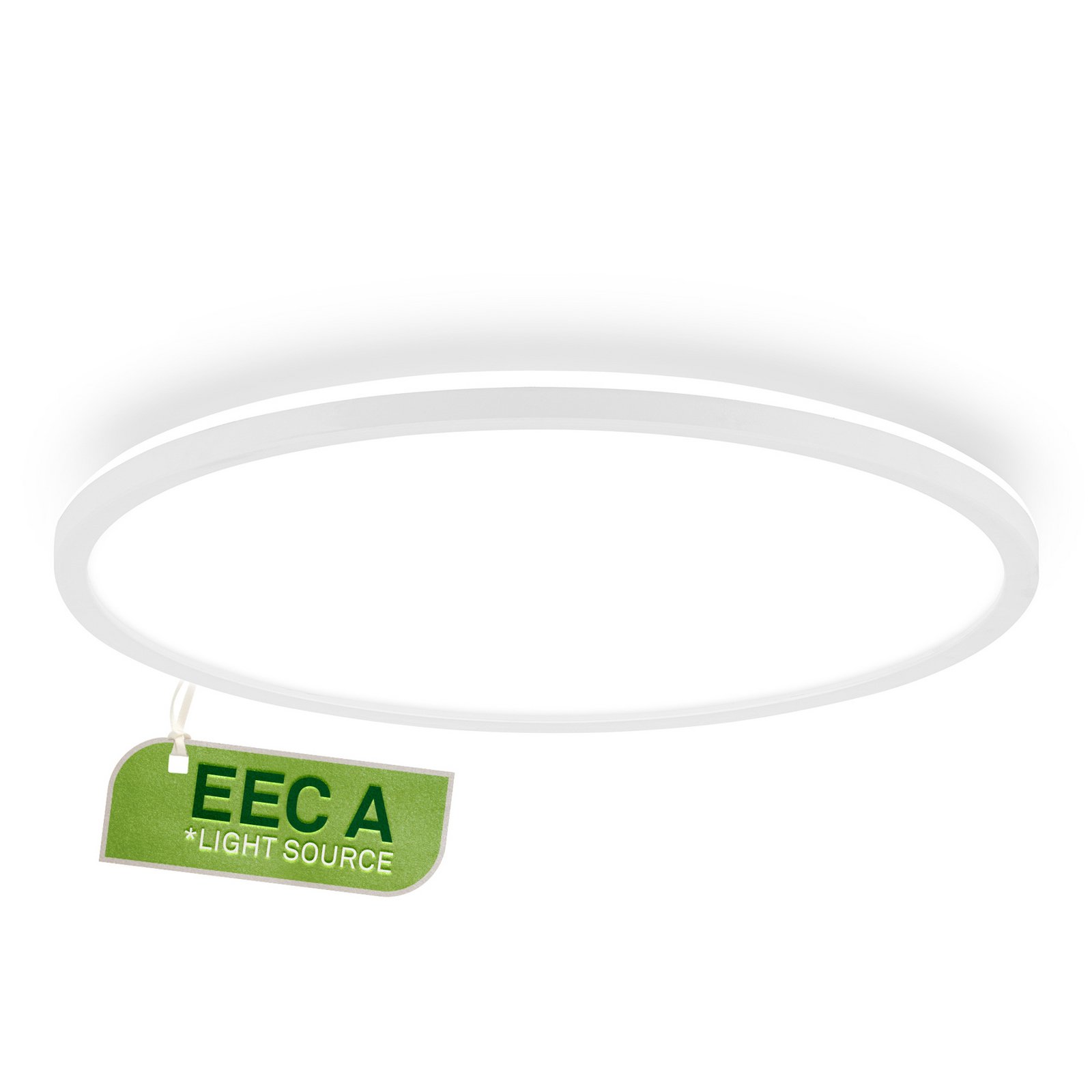 LED ceiling light Tava A, Ø 42 cm, plastic, white