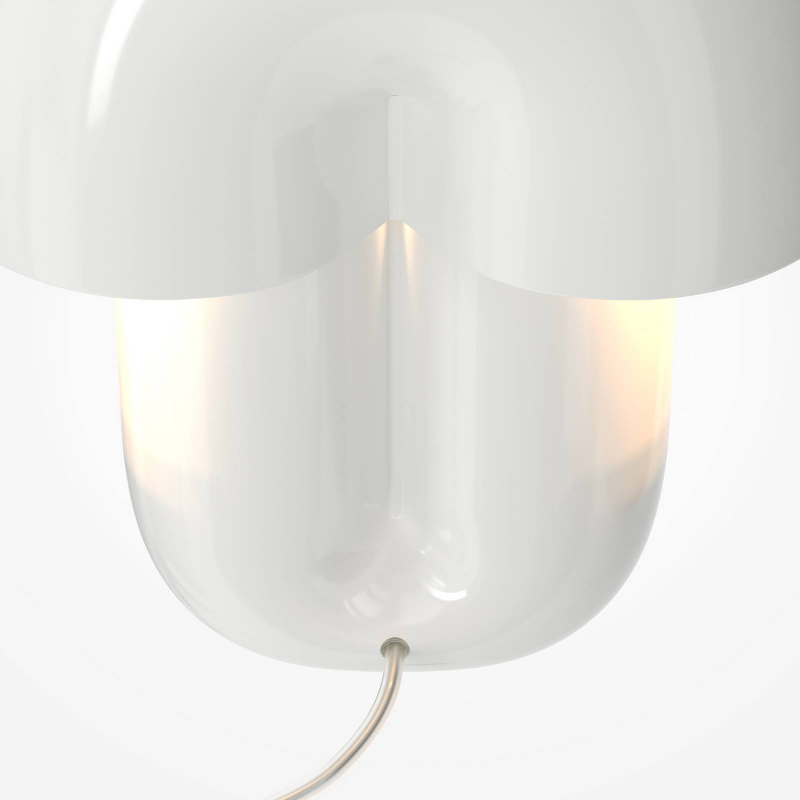 Lampa stołowa LED Hope, biała, ceramiczna, wysokość 35 cm, 3000 K