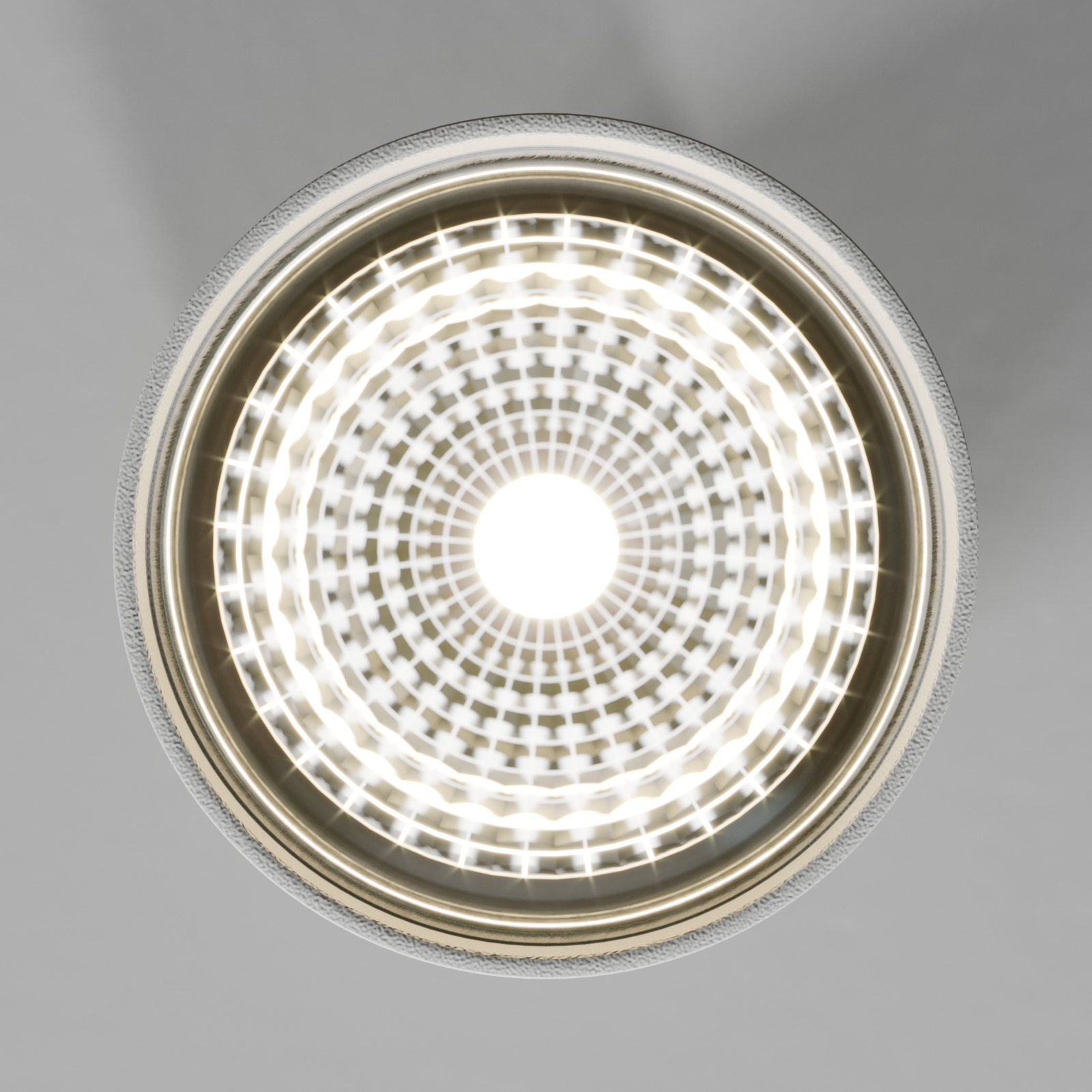 Downlight Eye S de forme cylindrique, blanc
