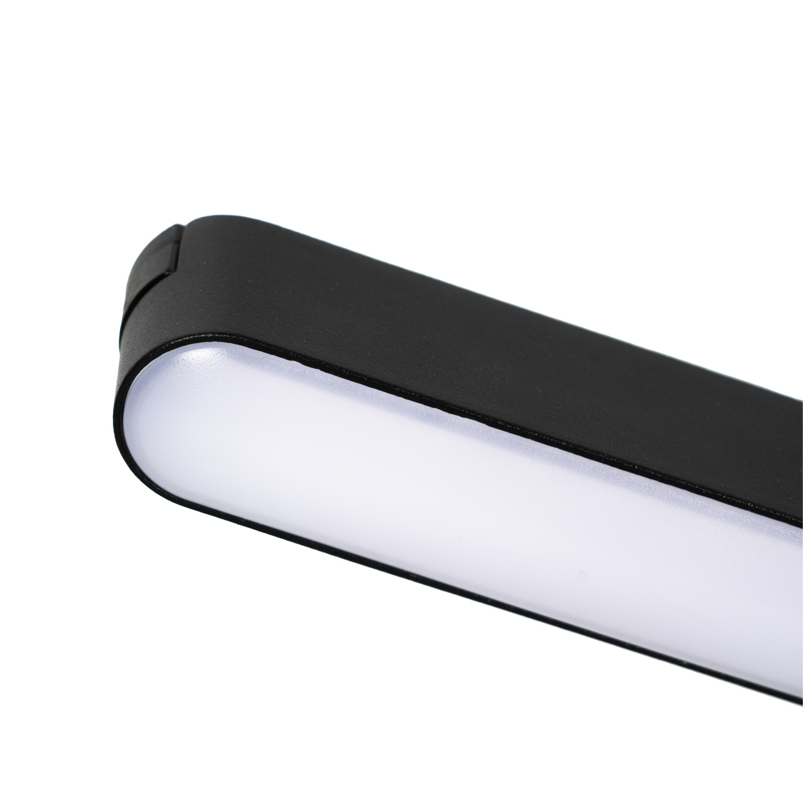 Bande LED Lindby 48 V Lumaro, noir, 10 W, plastique