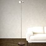 Elastyczna lampa stojąca PUK FLOOR, matowy chrom, 2-punktowa.
