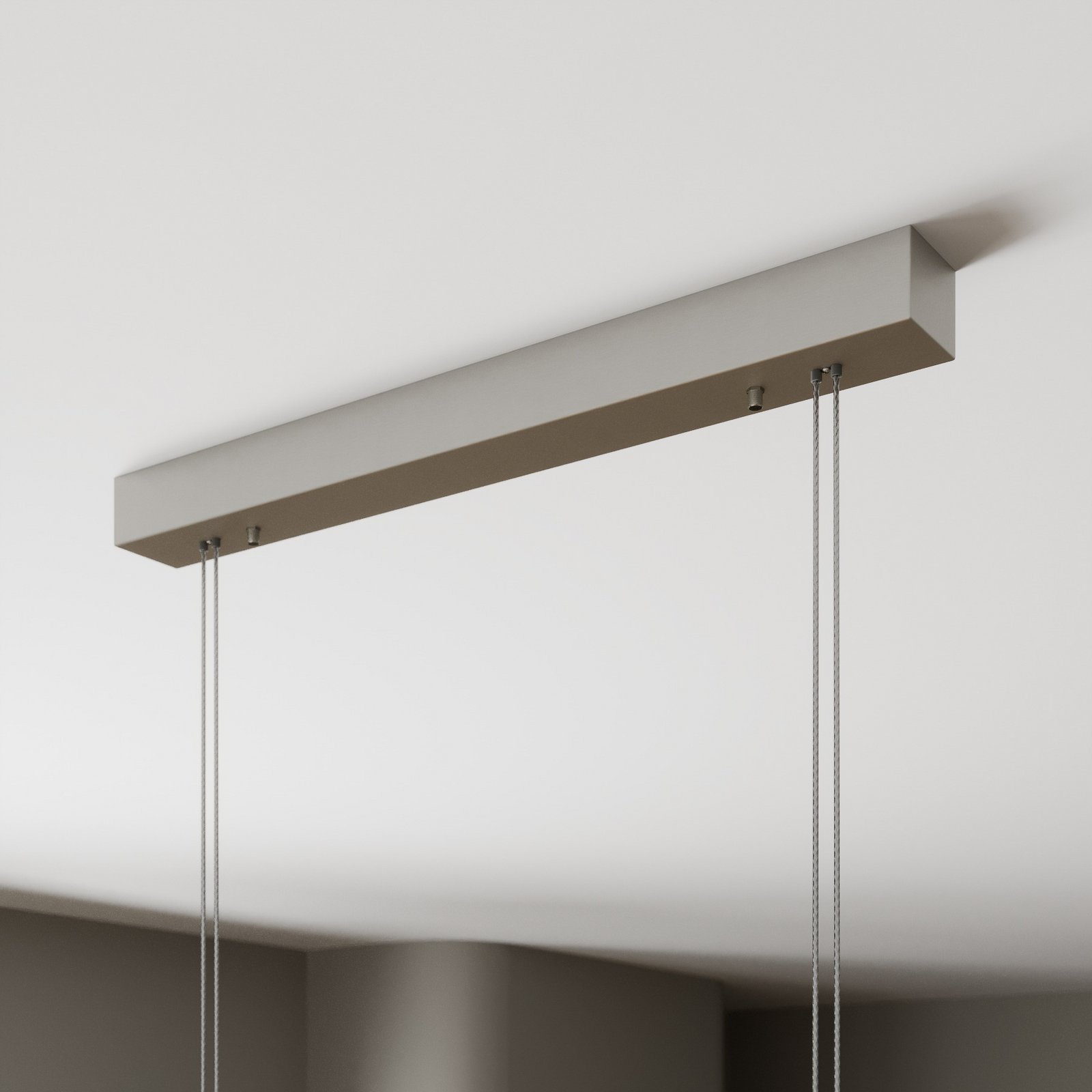 Nora Lampa Wisząca Oak/Nickel - Lucande