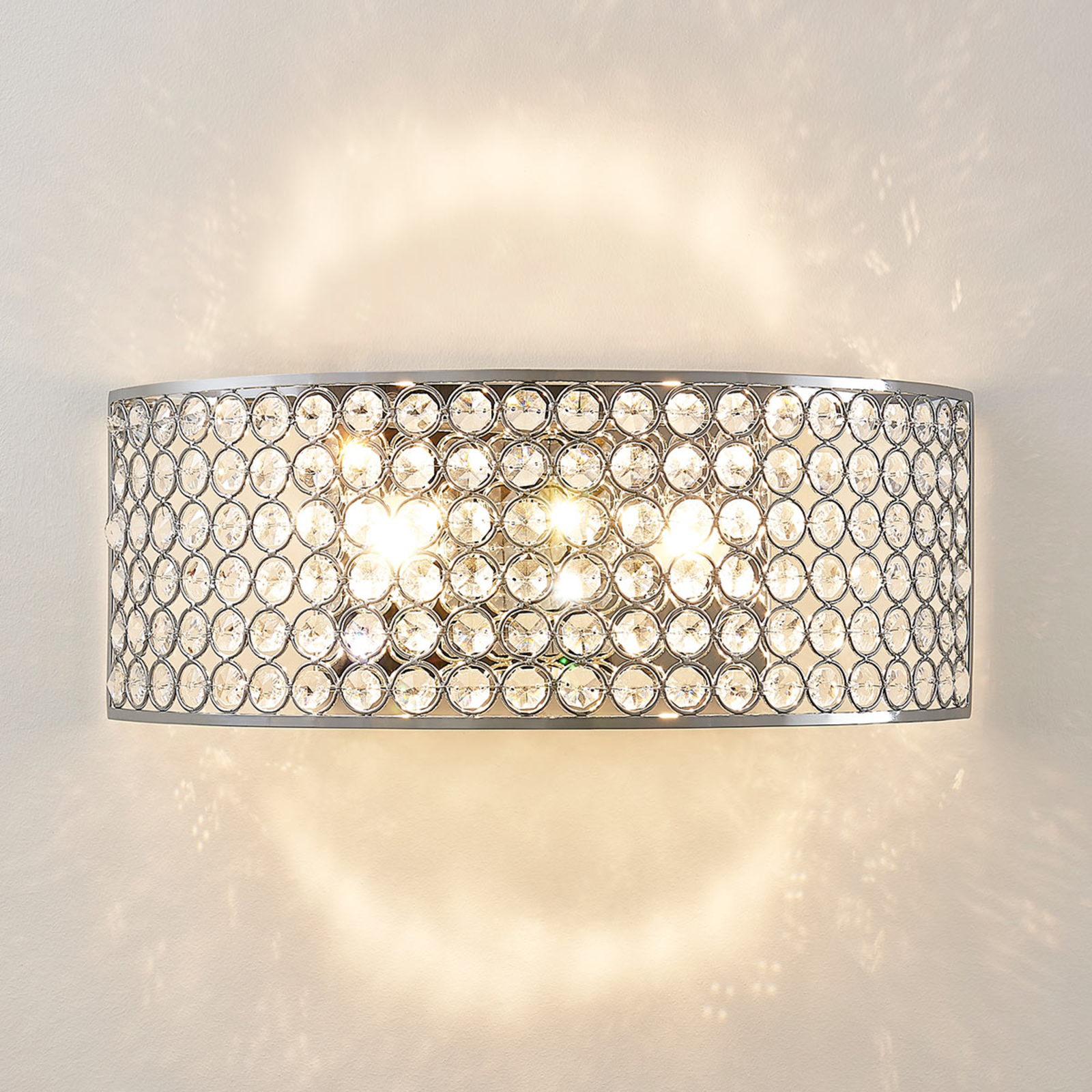 Alizee Aplique de Pared Chrome/Clear - Lucande