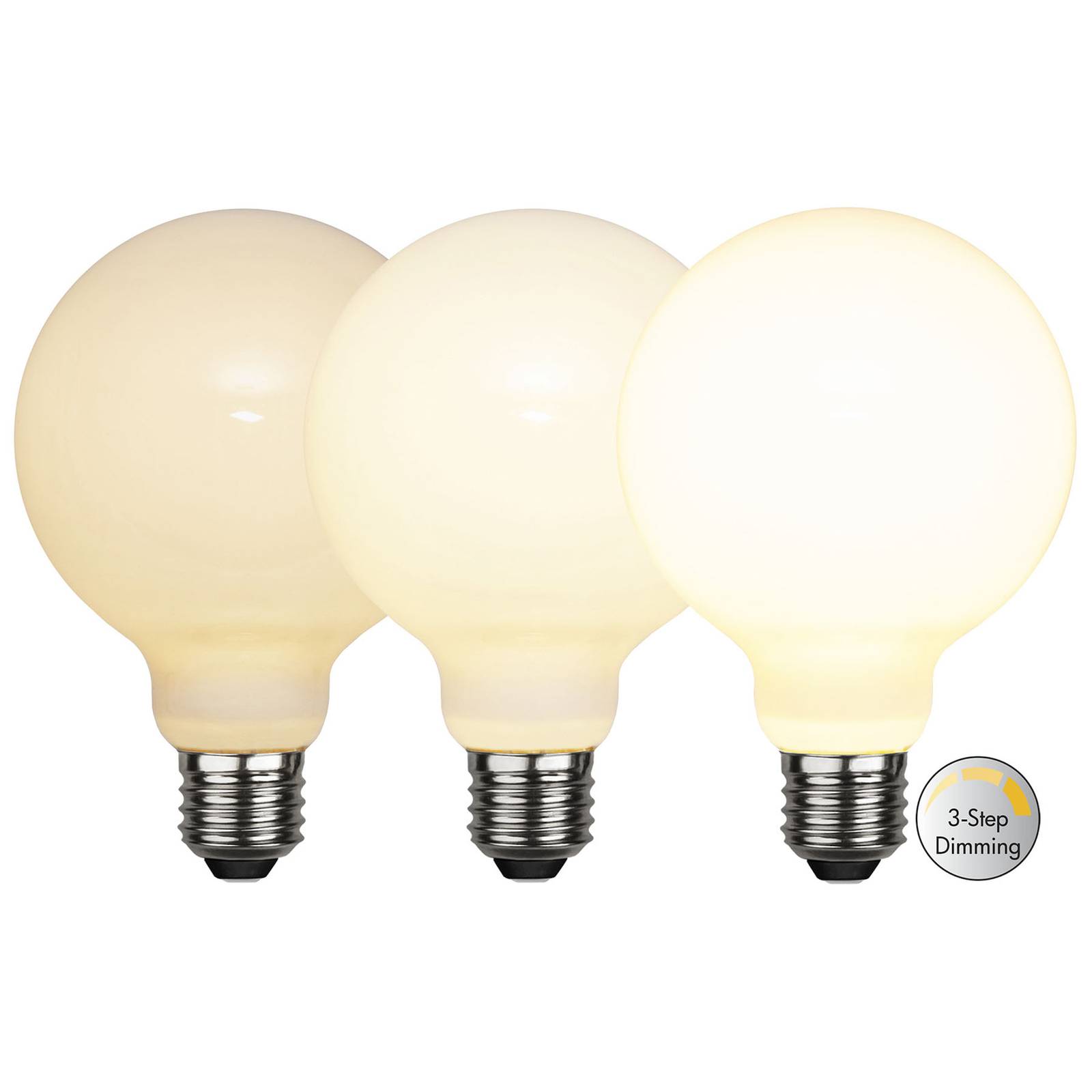 bulb e26 globe opal white