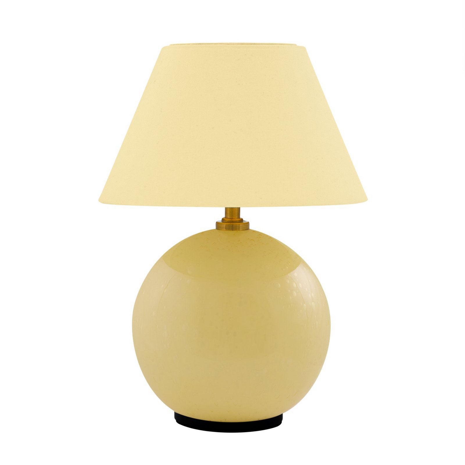 Globen Lighting akumuliatorinė stalo lempa IRIS, geltona/geltona, aukštis 23 cm