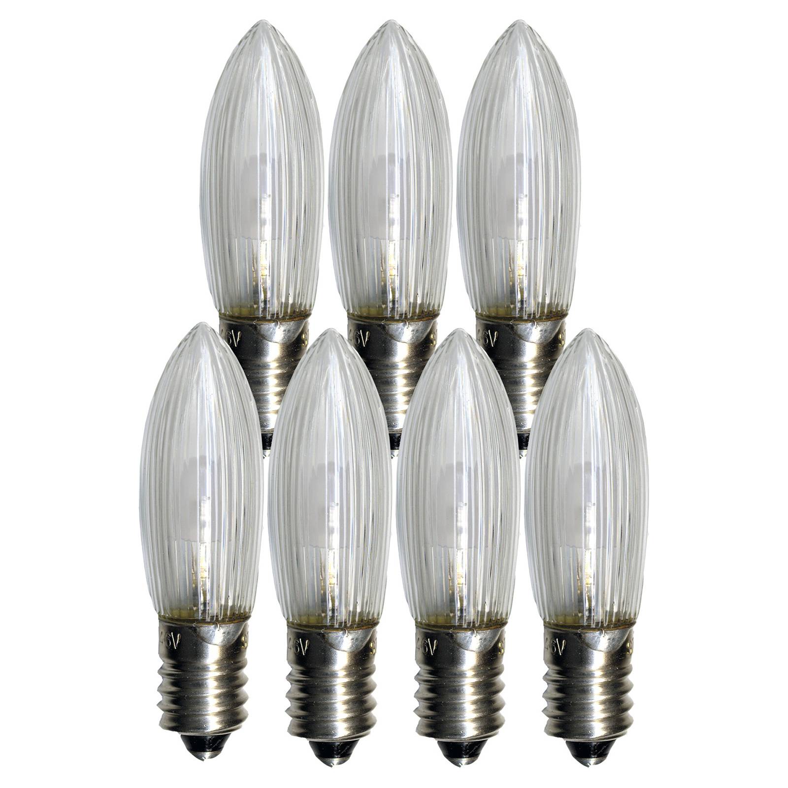 Image of Ampoule de rechange LED E10 0,2 W 2 100 K lot de 7 7391482300706