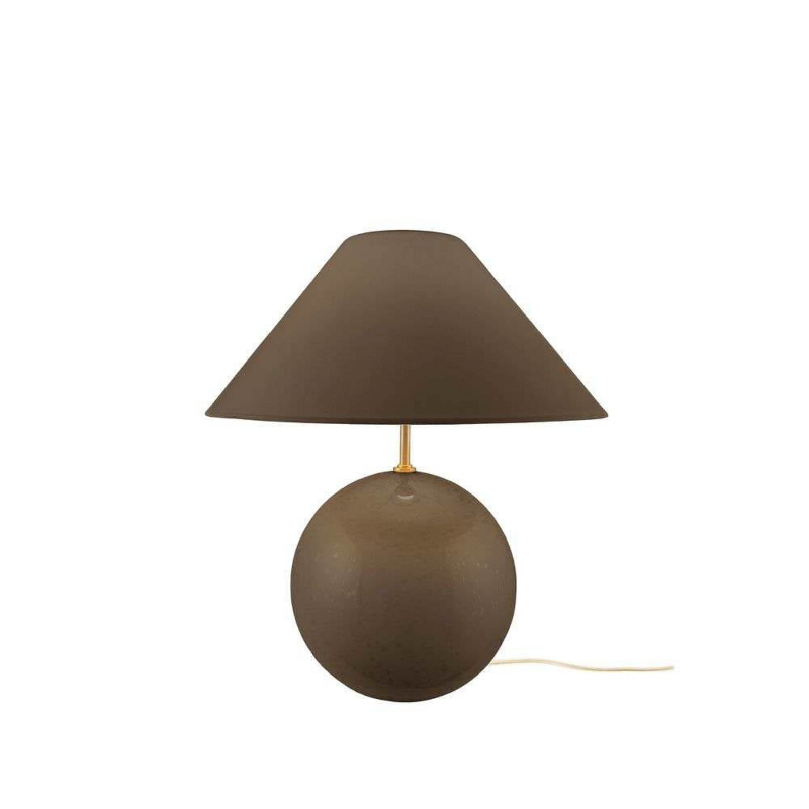 Globen Lighting Lampă de masă IRIS maro înălțime 39 cm - Camera de zi / sufragerie - Vintage - Sticlă