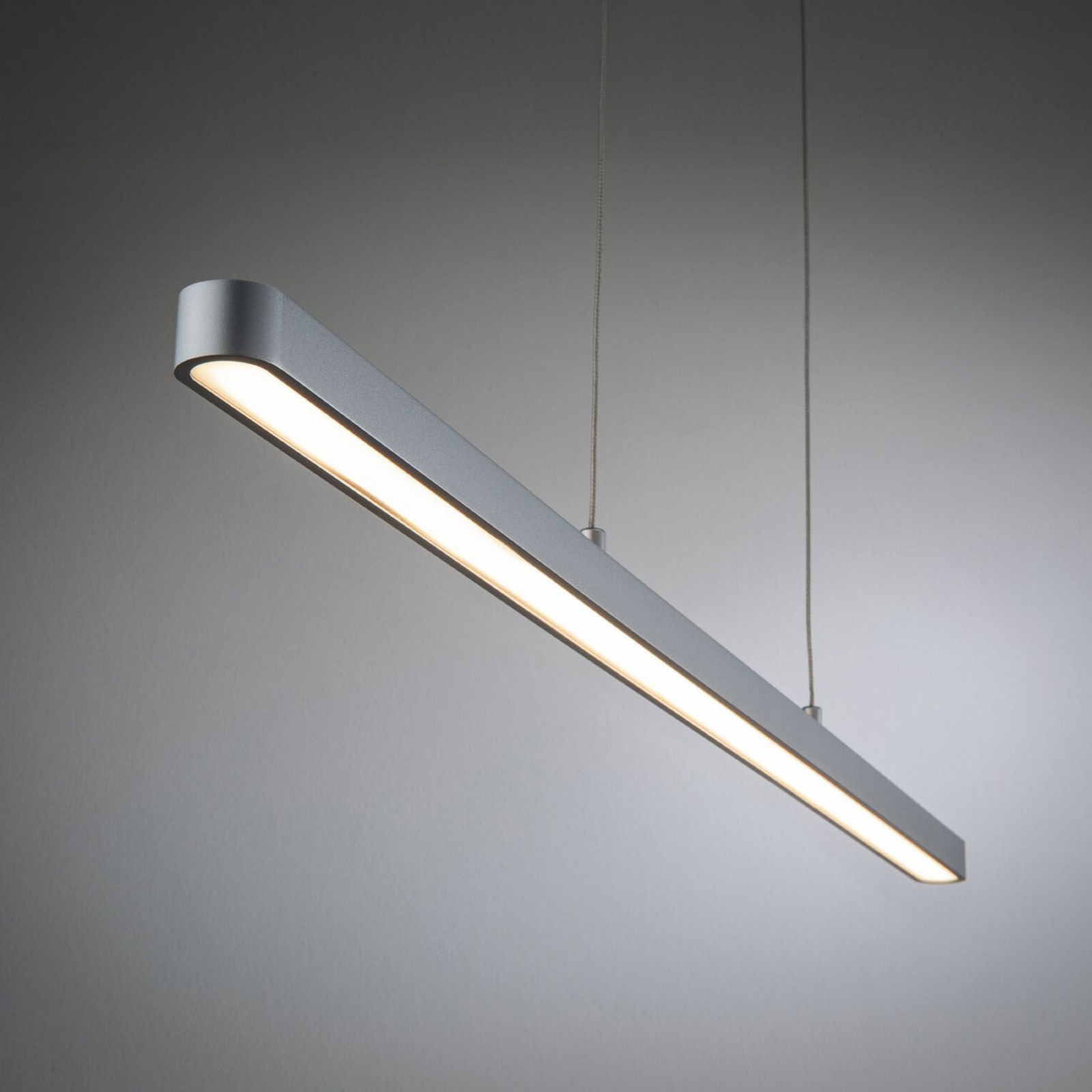 Lampa wisząca LED Paulmann Lento, chrom, 100 cm, światło skierowane w górę/w Lampa wisząca LED Paulmann Lento, chrom, 100 cm, światło skierowane w górę/w