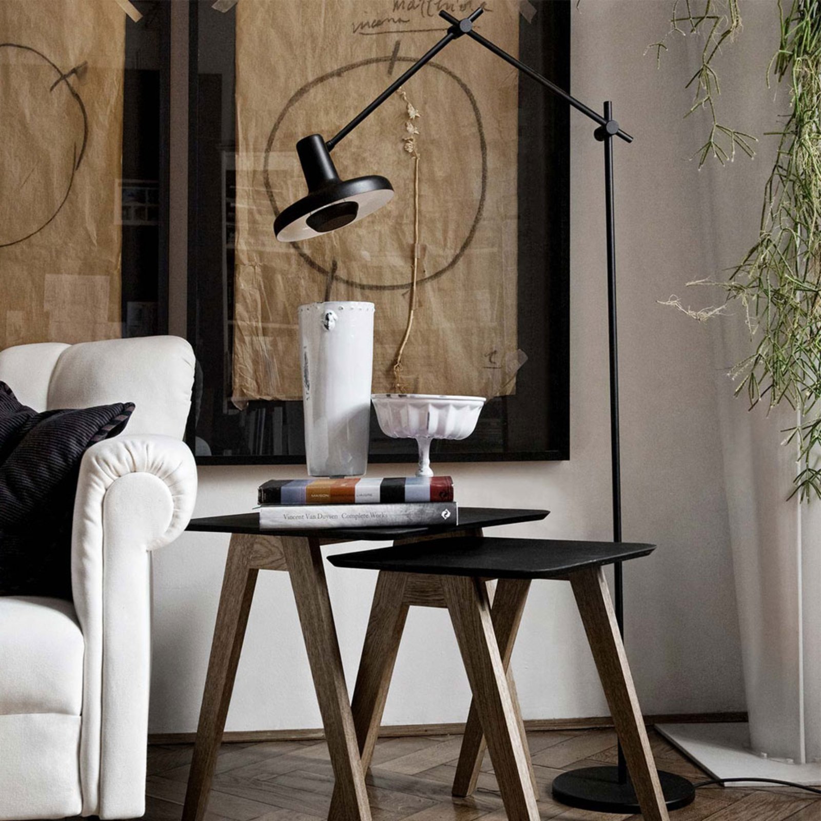 Arigato Floor Lamp Black - Grupa