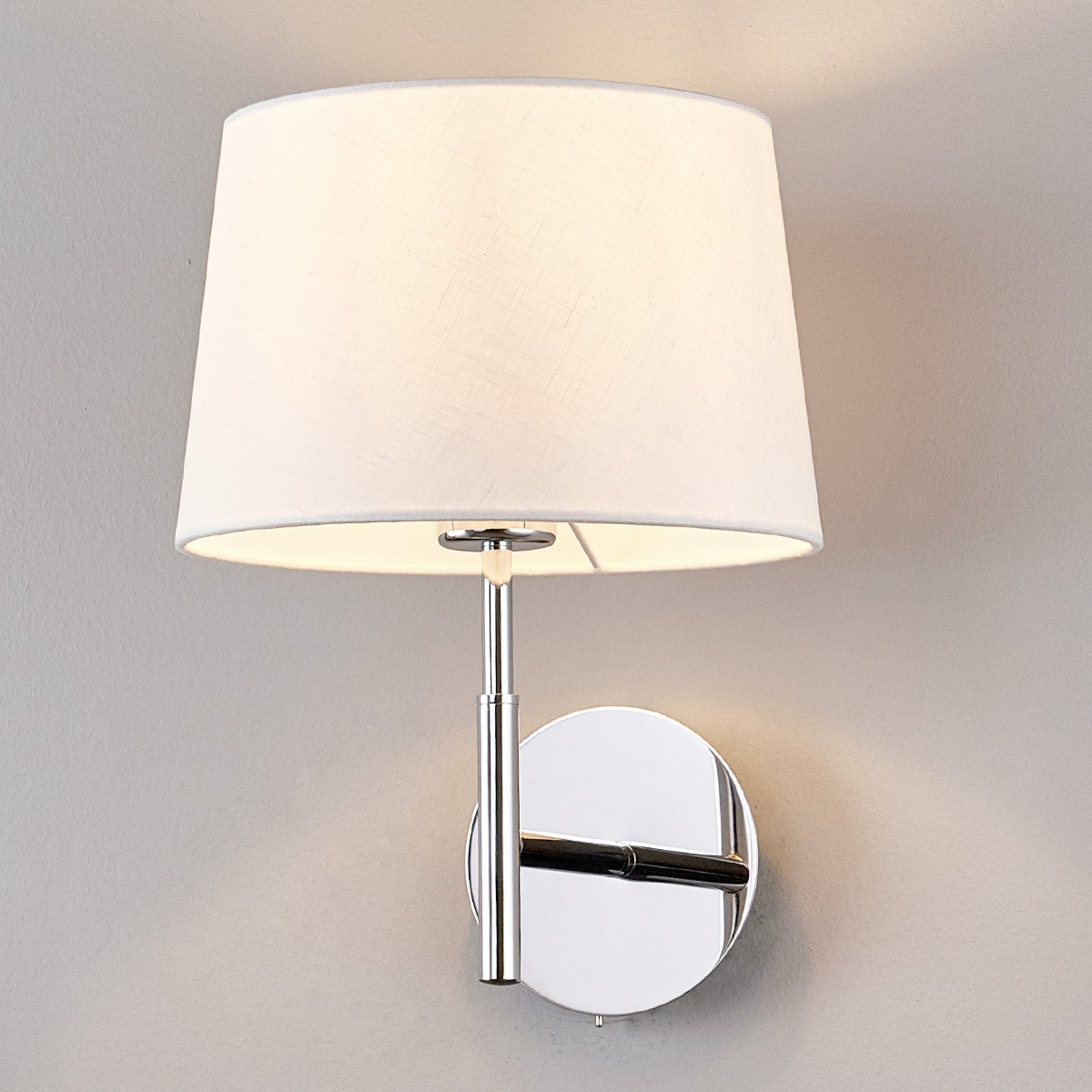 Dorothea Wandlamp White/Chrome - Lucande