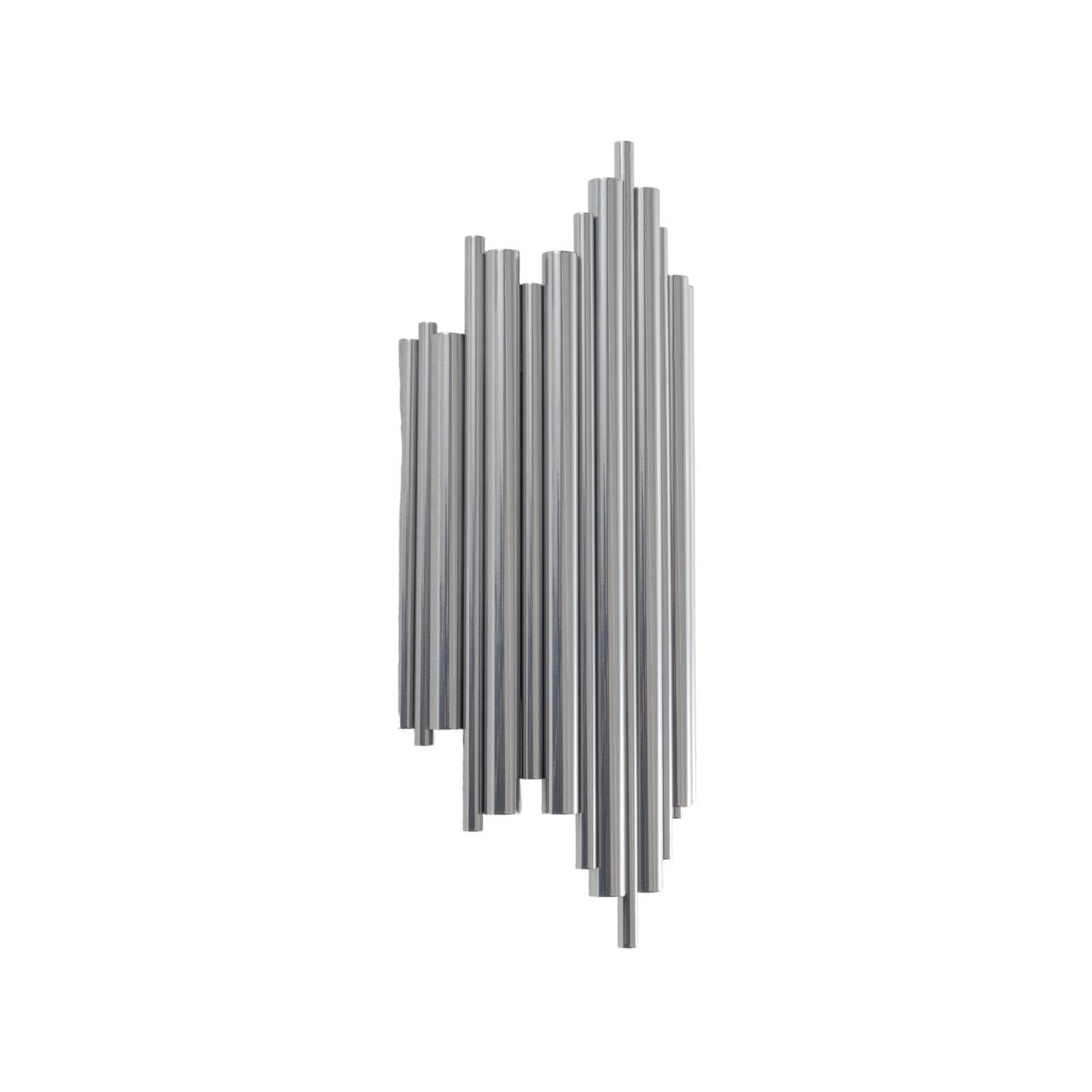 Wandleuchte Reis, chrom, Metall, Höhe 50 cm