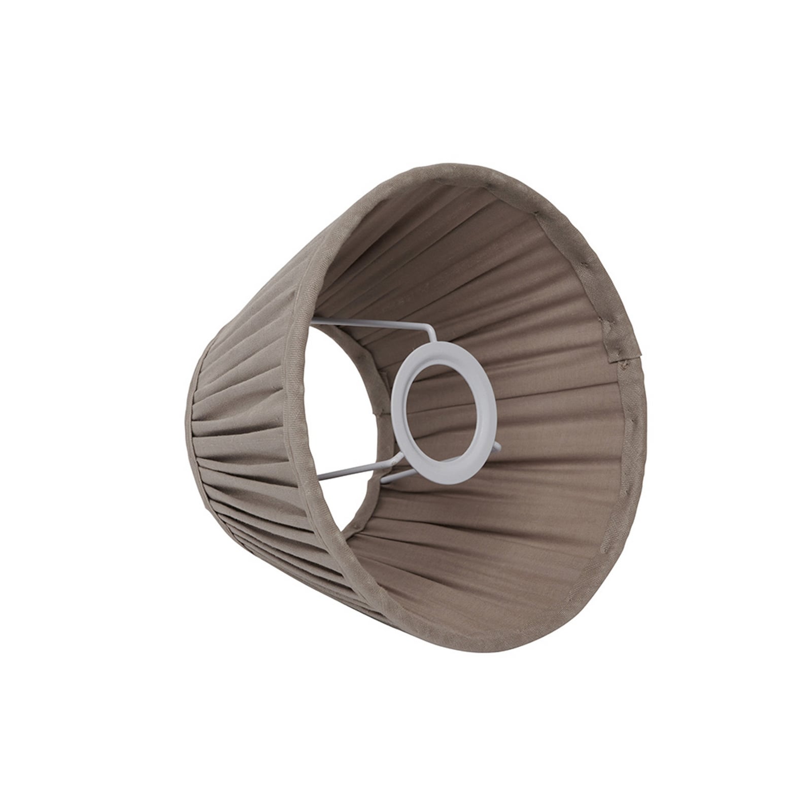 Abajura Ella, siva, Ø 33 cm, lan - Watt &amp; Veke