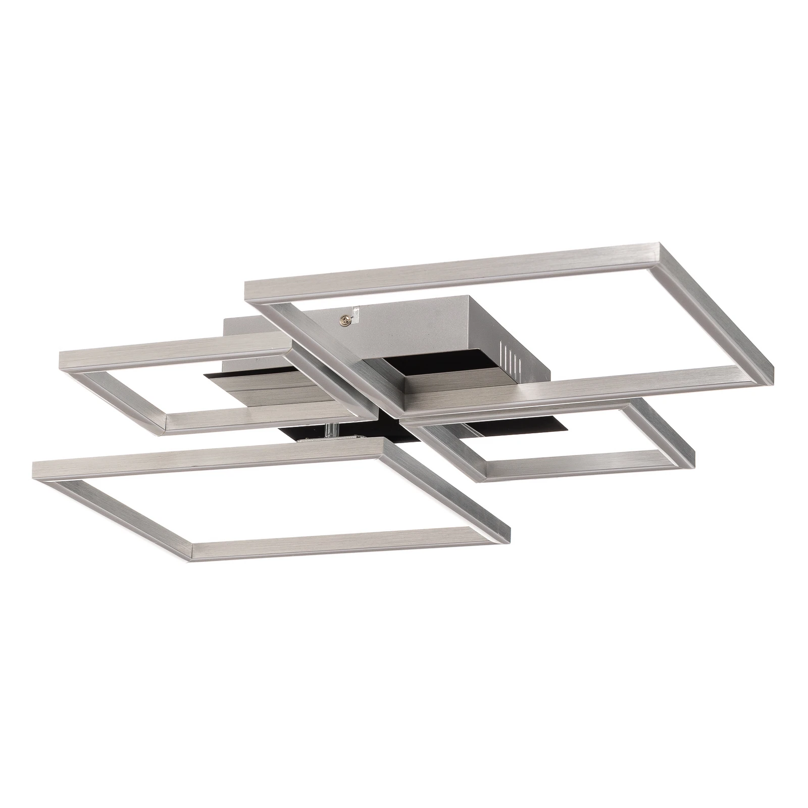 LED stropna svjetiljka Frame, CCT, 4 žarulje, aluminij