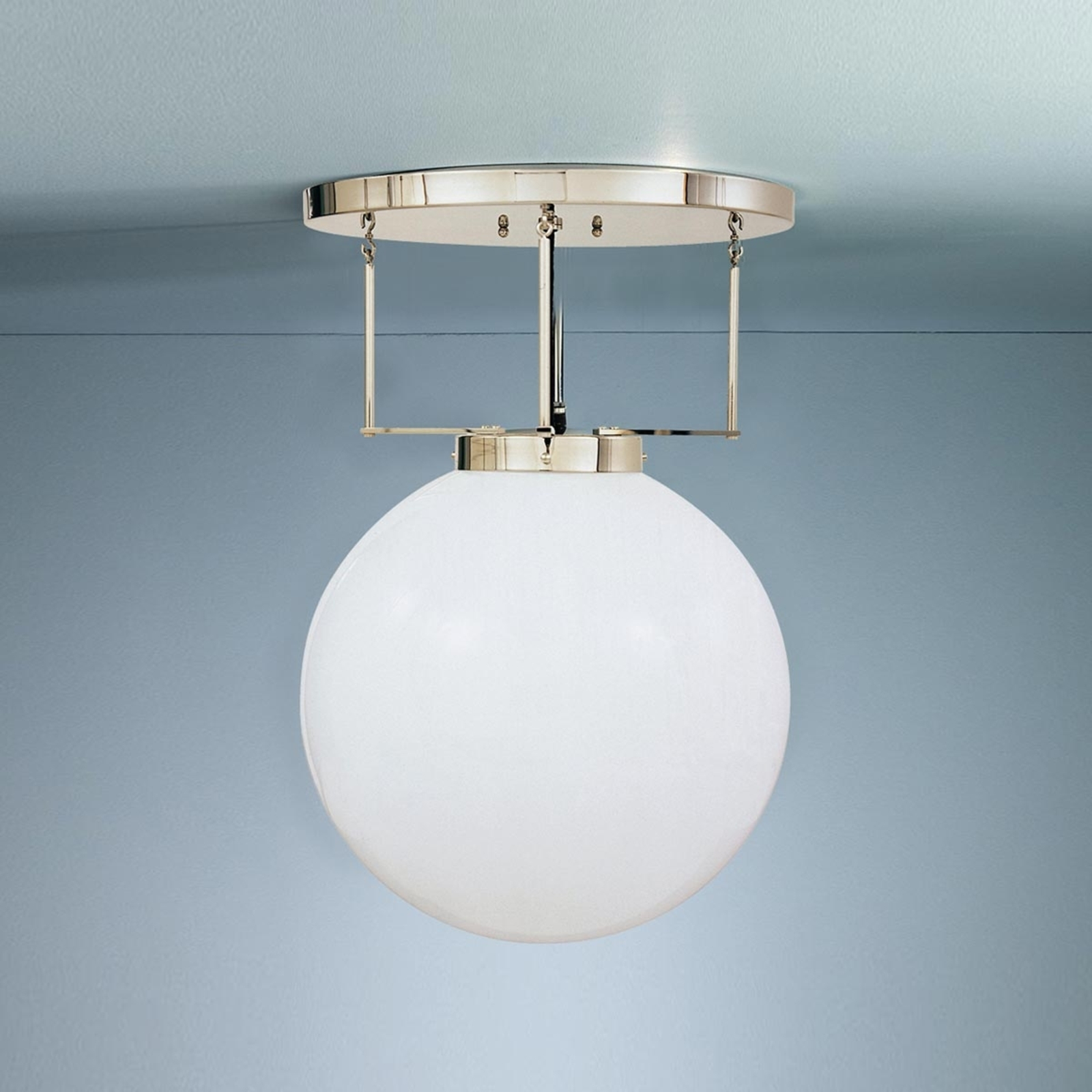 Lámpara de techo de latón estilo Bauhaus 25 cm