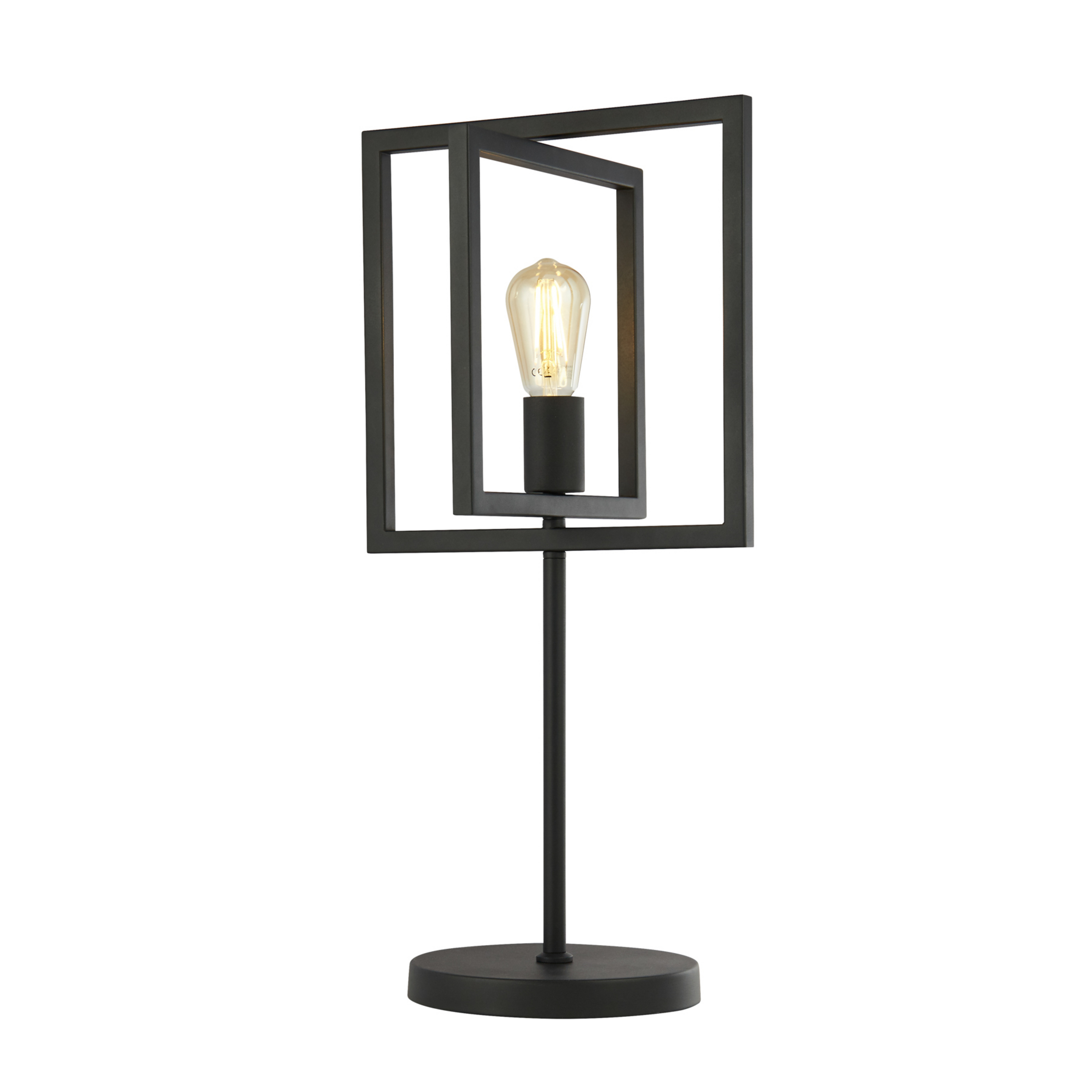 Tischlampe Squares, schwarz