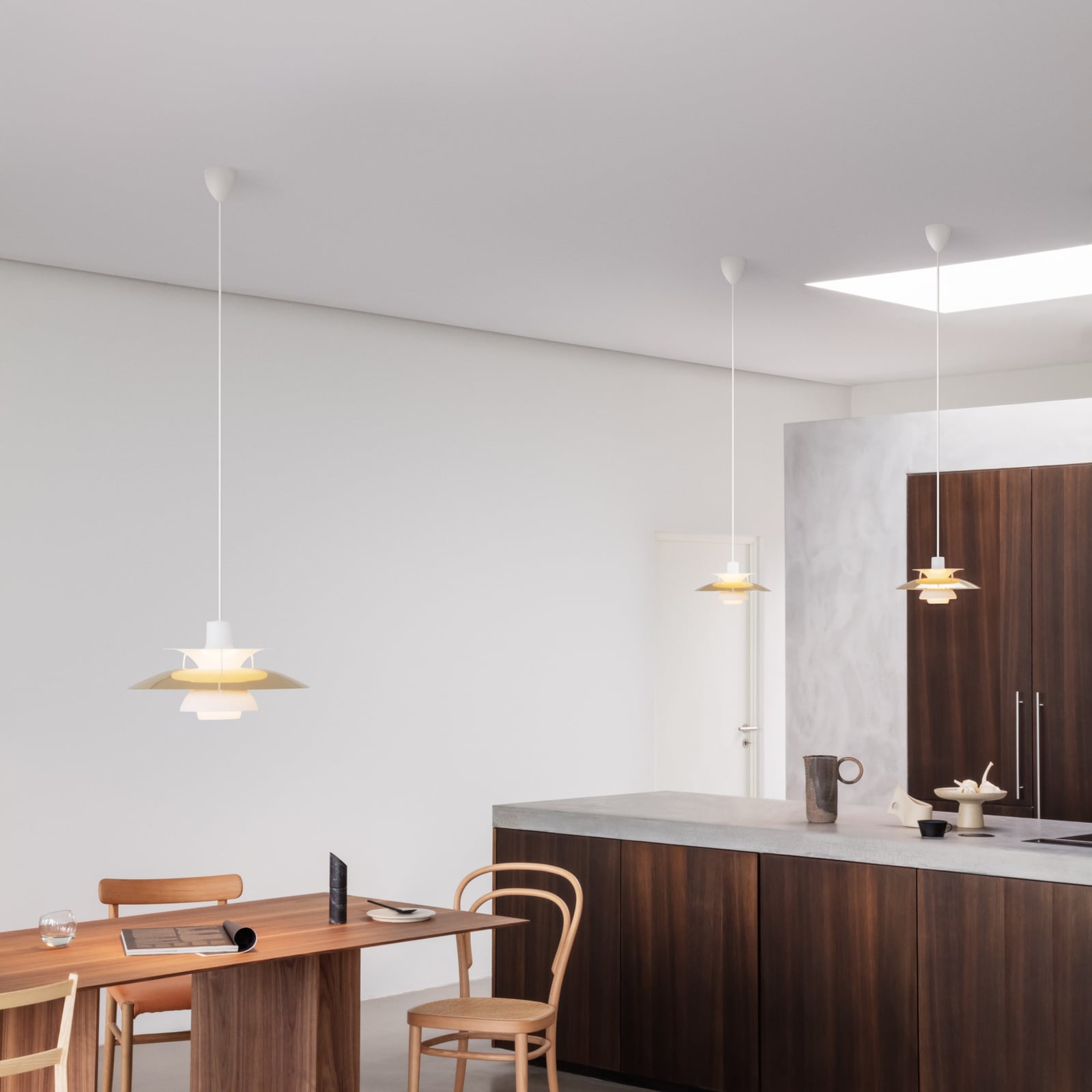 PH 5 Hanglamp Geelkoper - Louis Poulsen