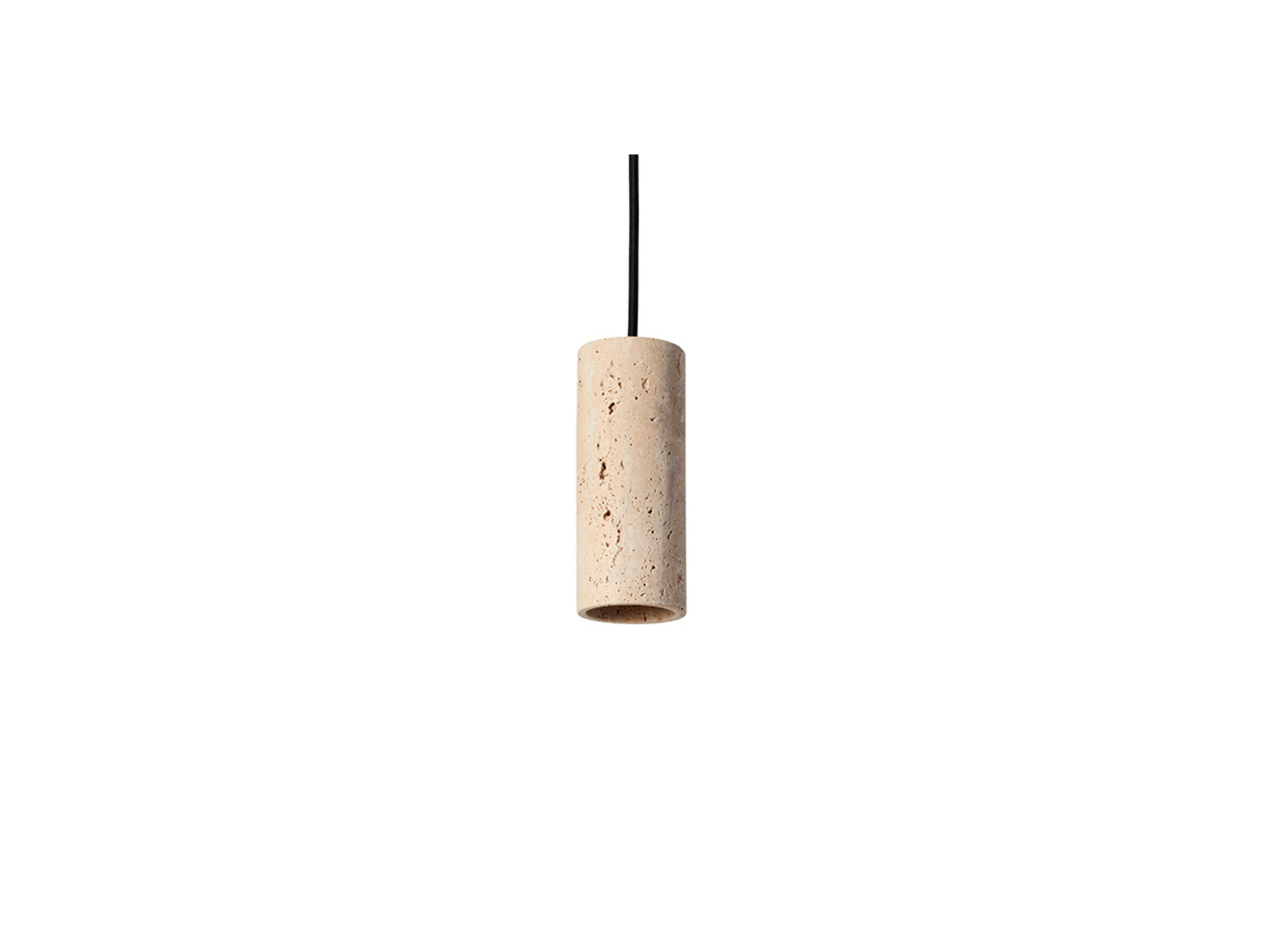 Core Spot Lampada a Sospensione Creme Travertine - Made By Hand